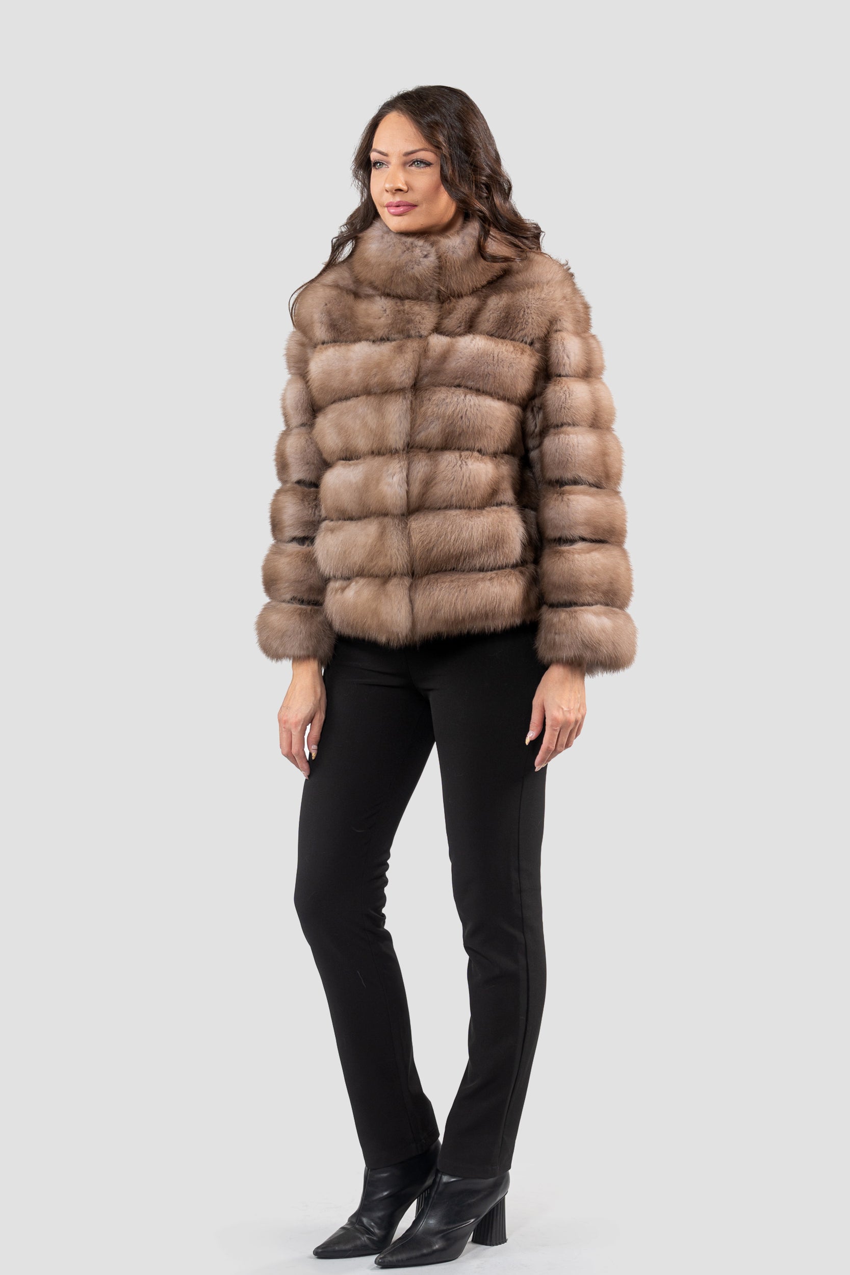 Graphite Baumarten Jacket with Stand Collar 13C528