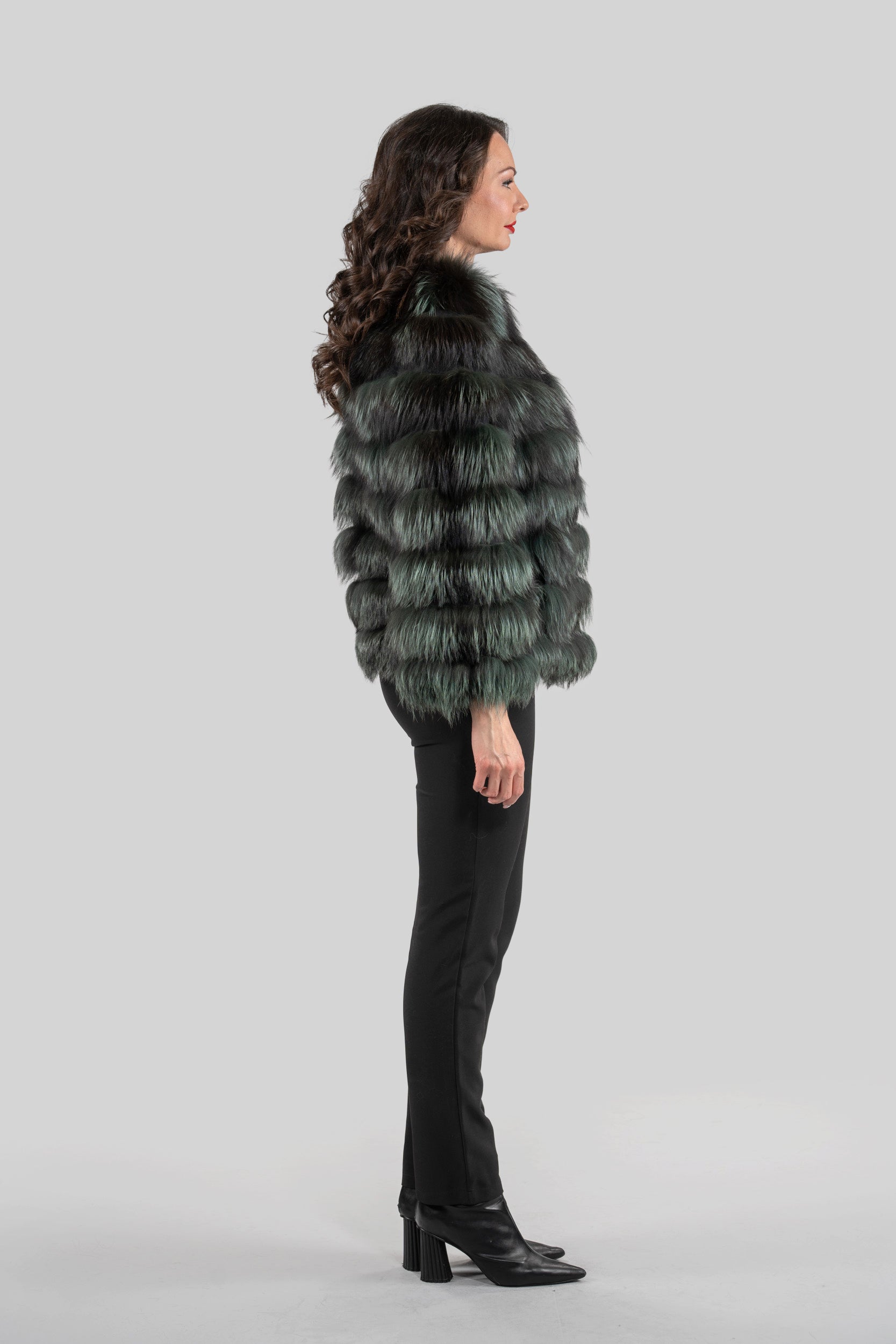 Arizante Fox Collarless Jacket R/K13C520