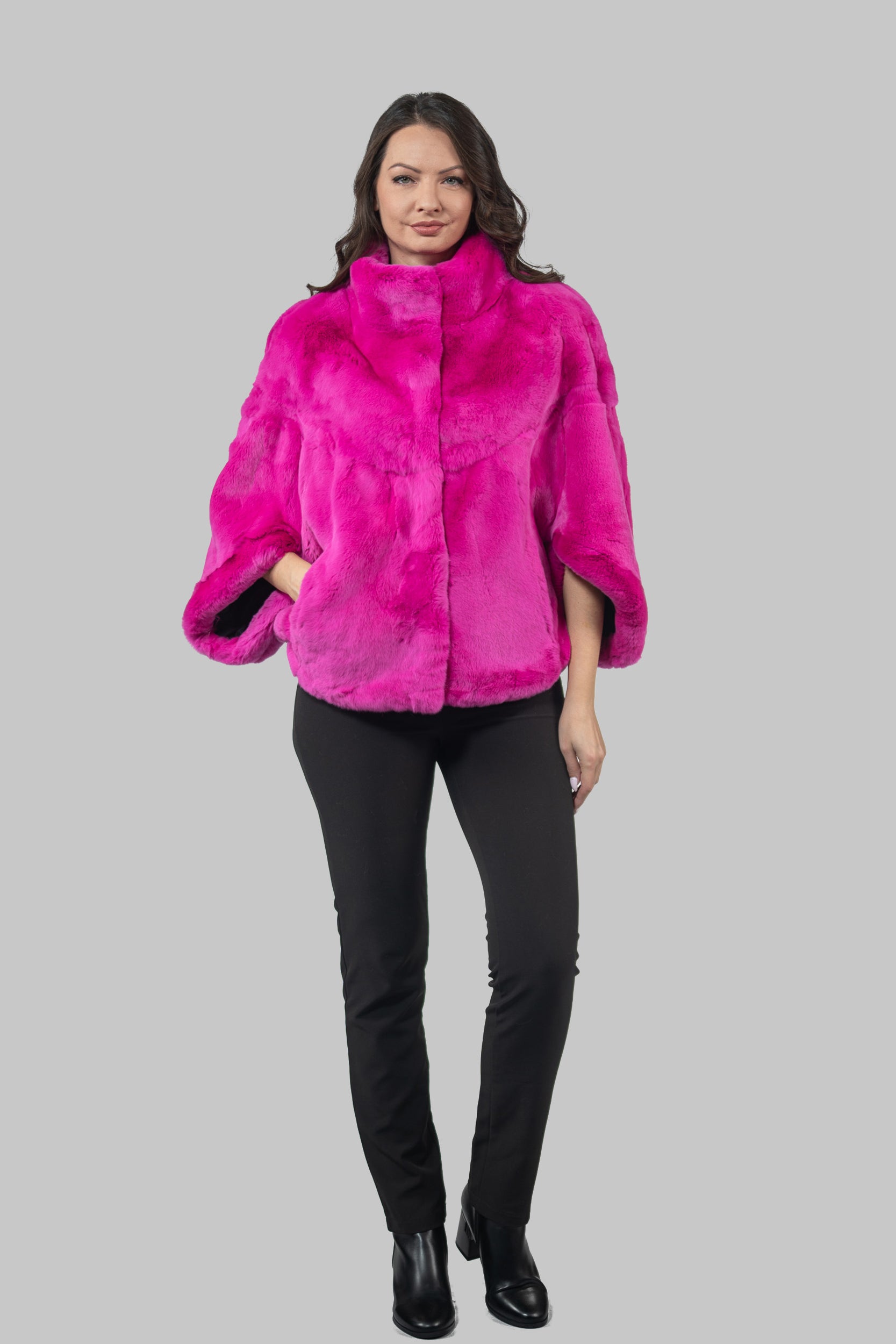 Barbie Pink Rex Rabbit Cape 1009
