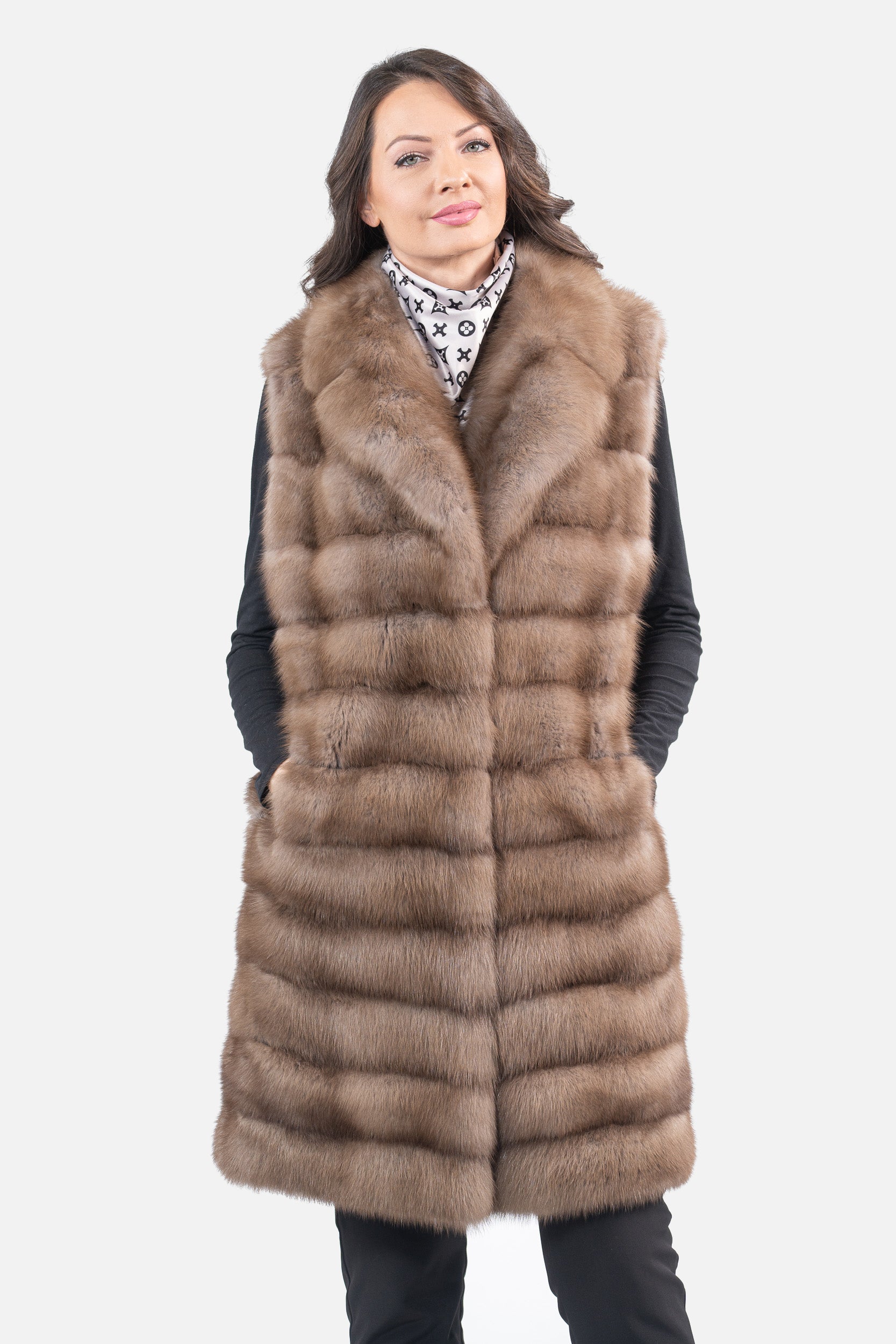 Graphite Baumarten Vest with Notch Collar P/K13c519s20