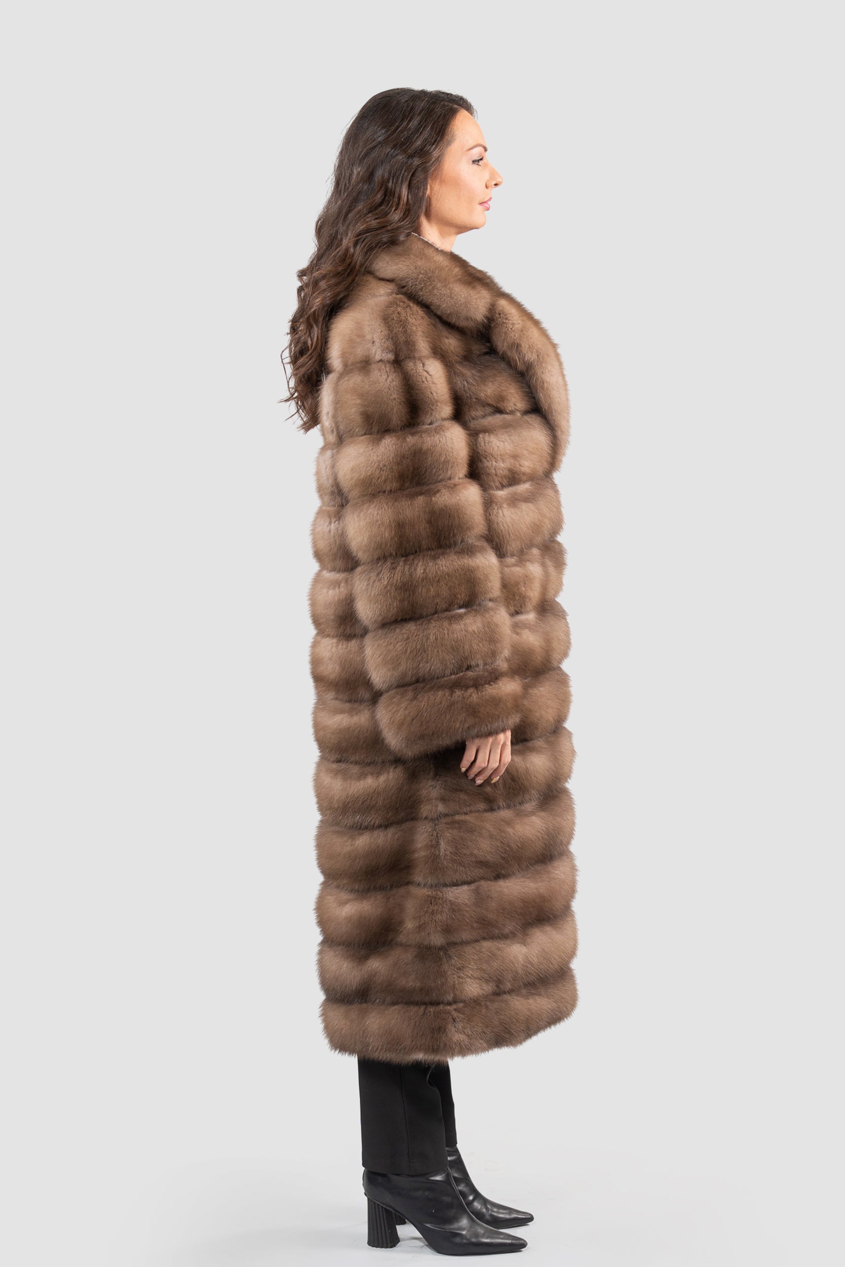 Graphite Baumarten Coat with Notch Collar 13C530S20