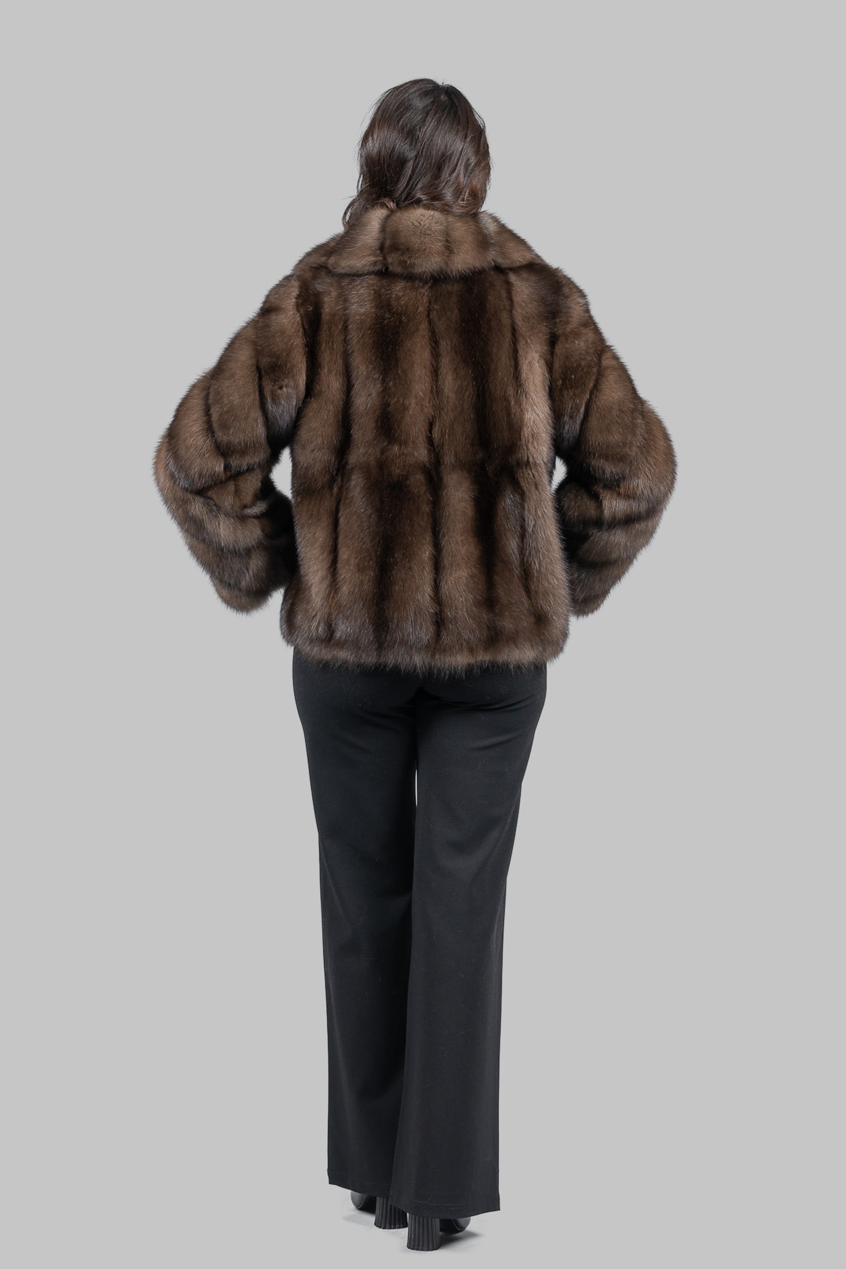 Graphite Baumarten Jacket with Notch Collar S/S13C528G034