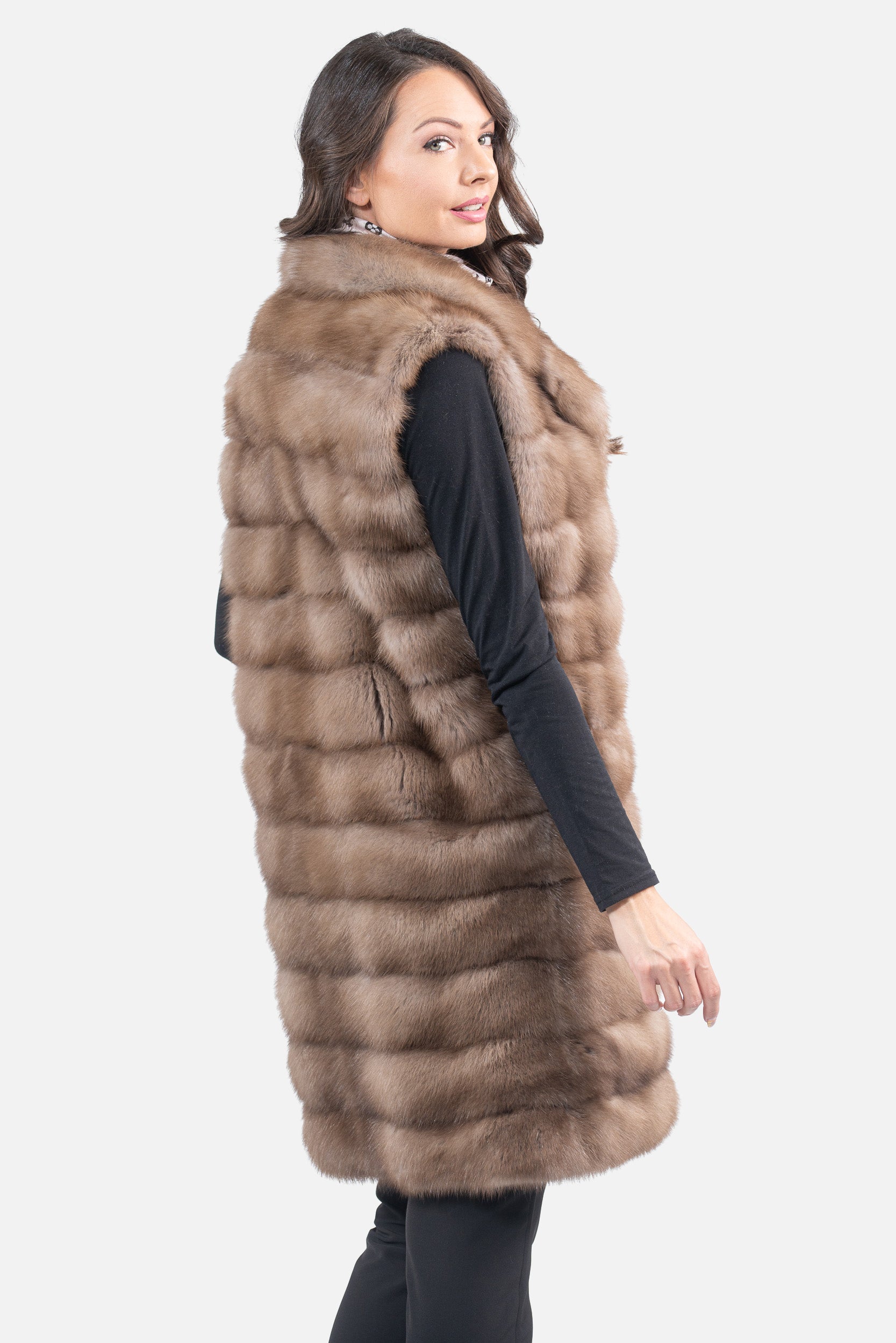 Graphite Baumarten Vest with Notch Collar P/K13c519s20