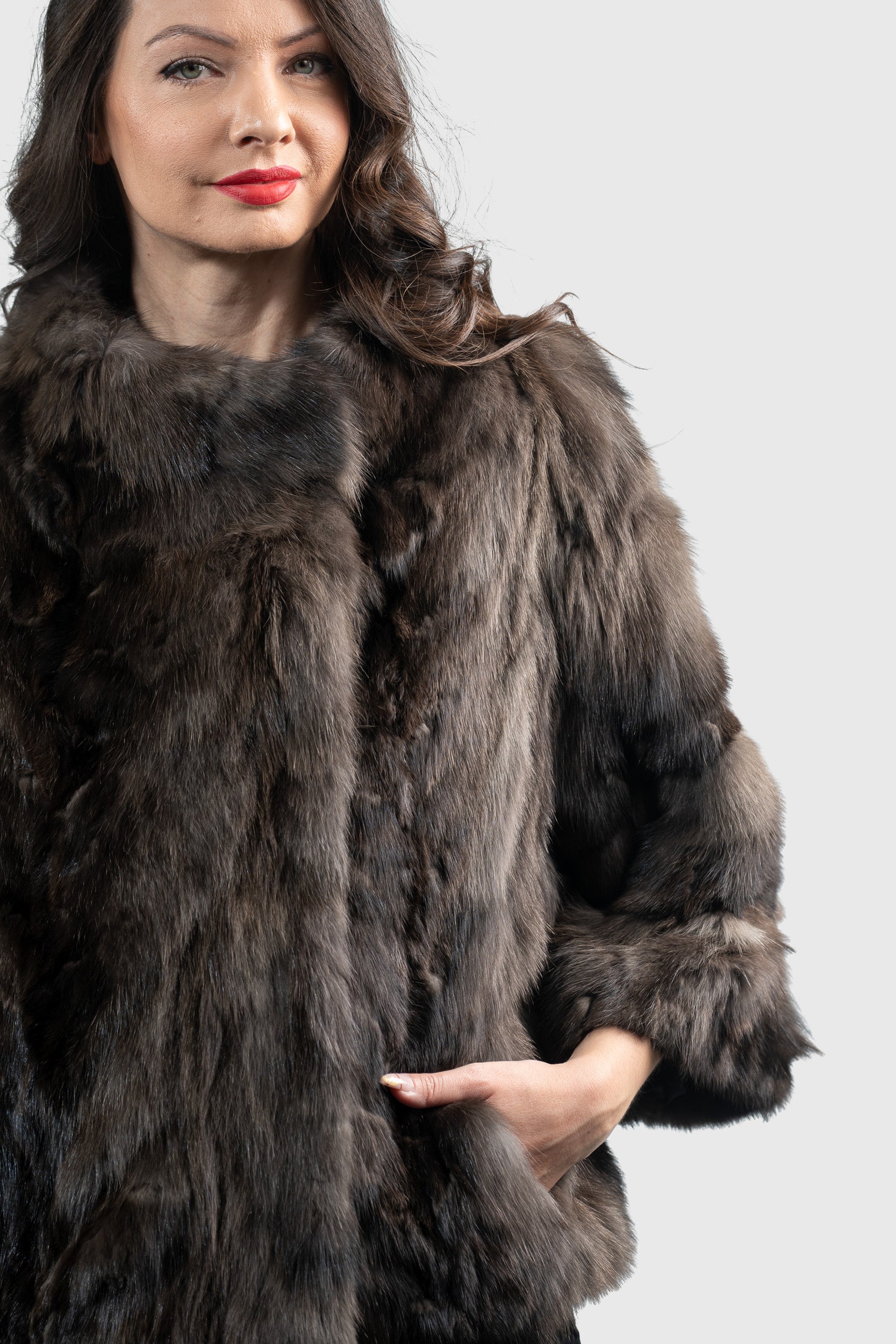 Russian Sable Pieced Jacket L/O139