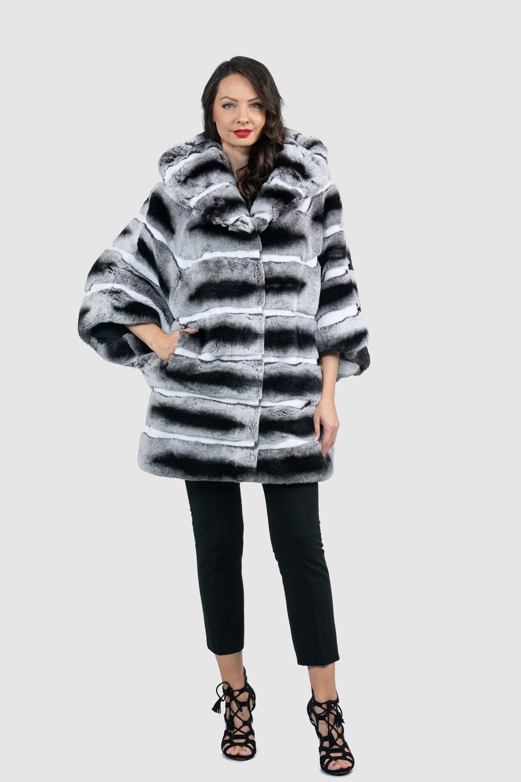 Rex Rabbit Hooded Cape 13C949