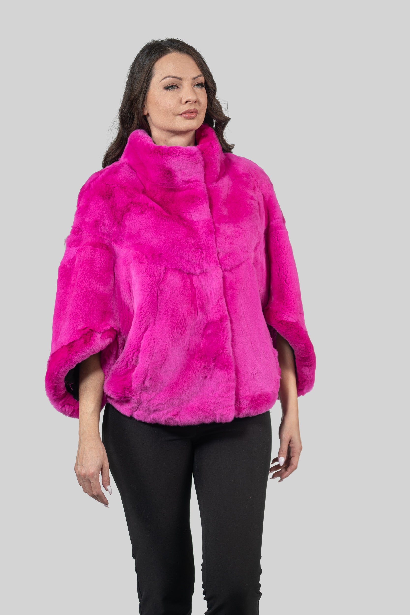 Barbie Pink Rex Rabbit Cape 1009
