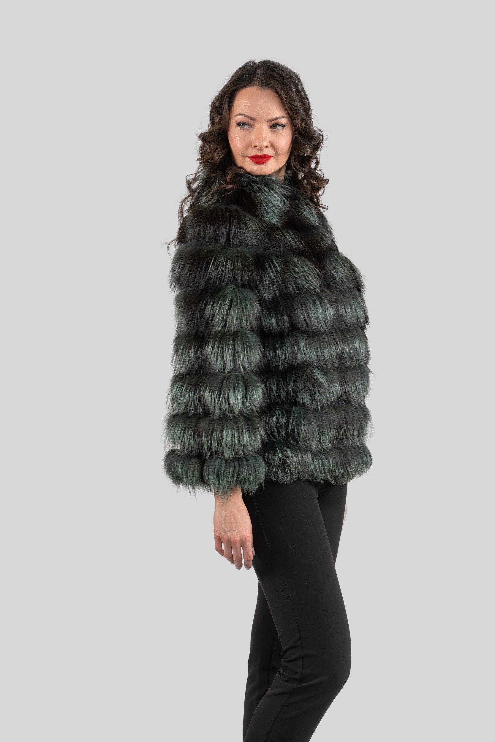 Arizante Fox Collarless Jacket R/K13C520