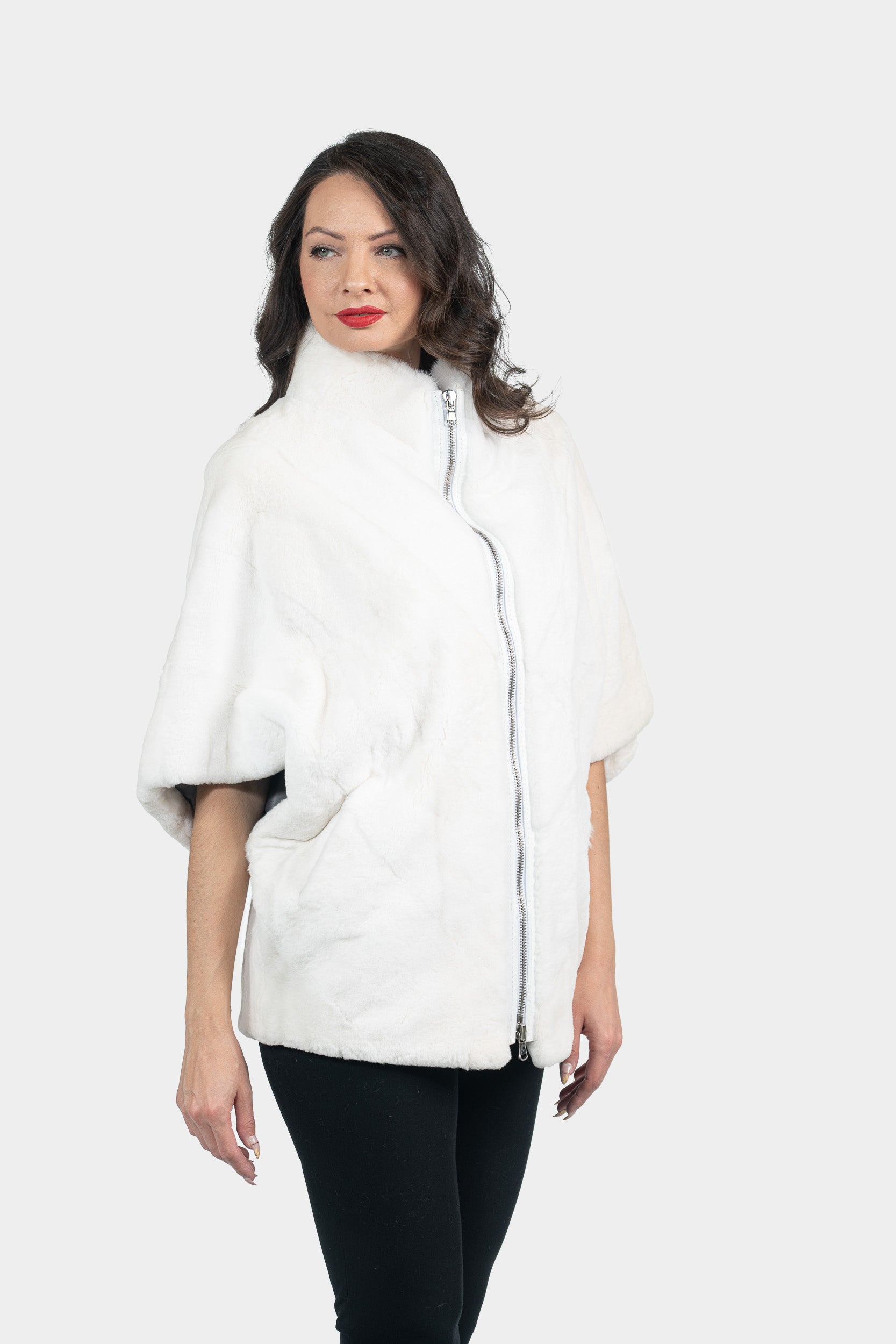 White Rex Rabbit Jacket V/K13C12