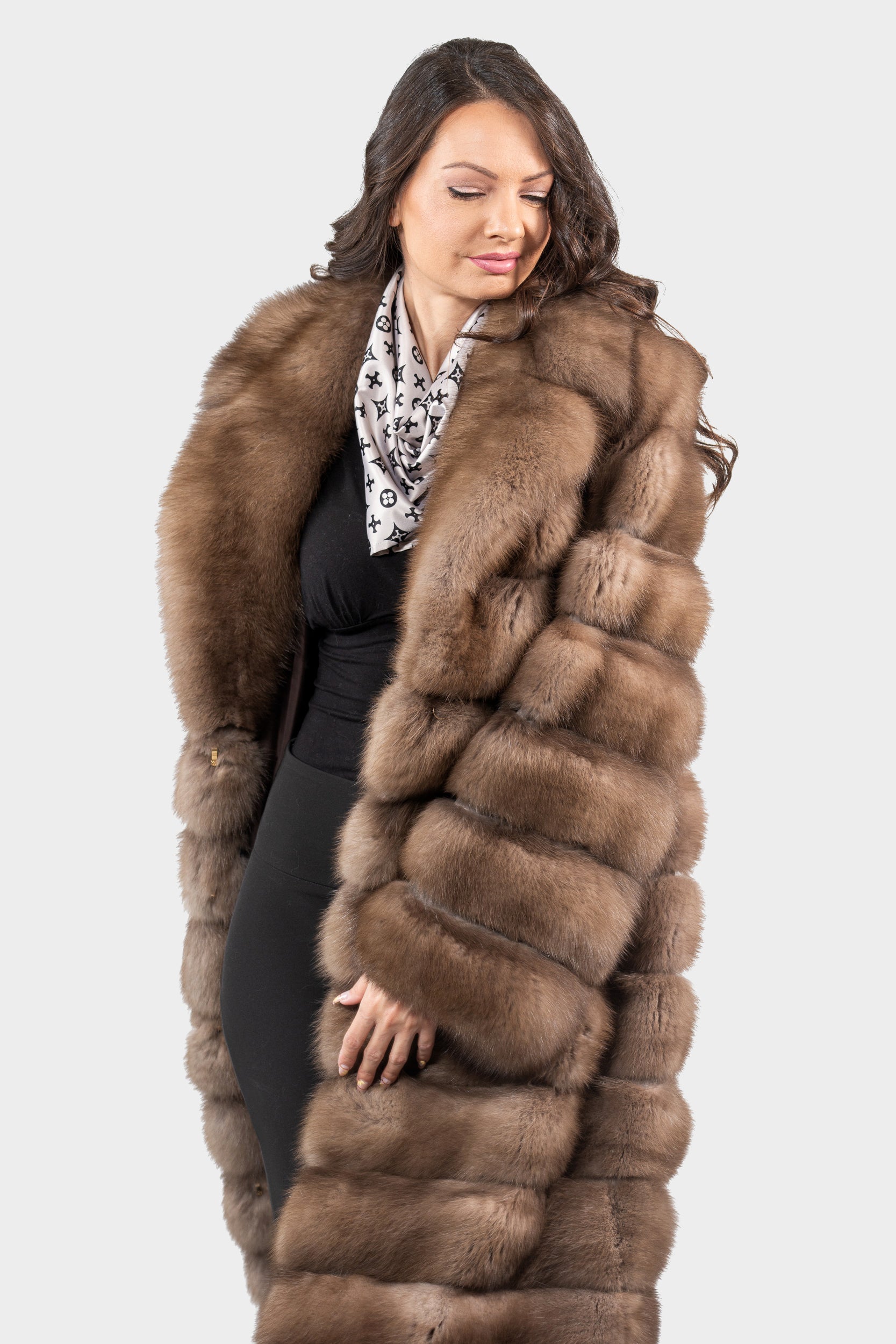 Graphite Baumarten Coat with Notch Collar 13C530S20