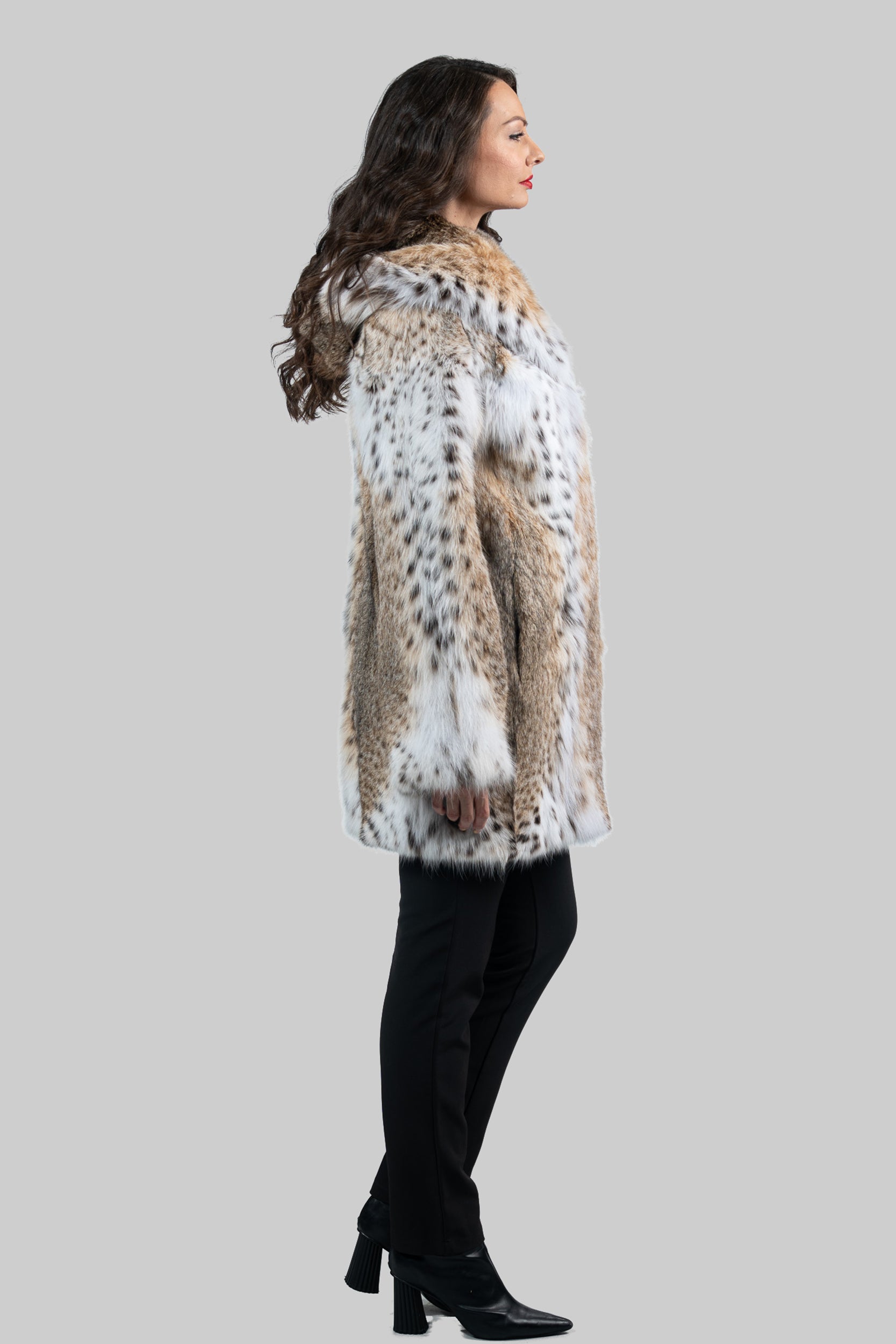 Bobcat Hooded Half Coat 13C540