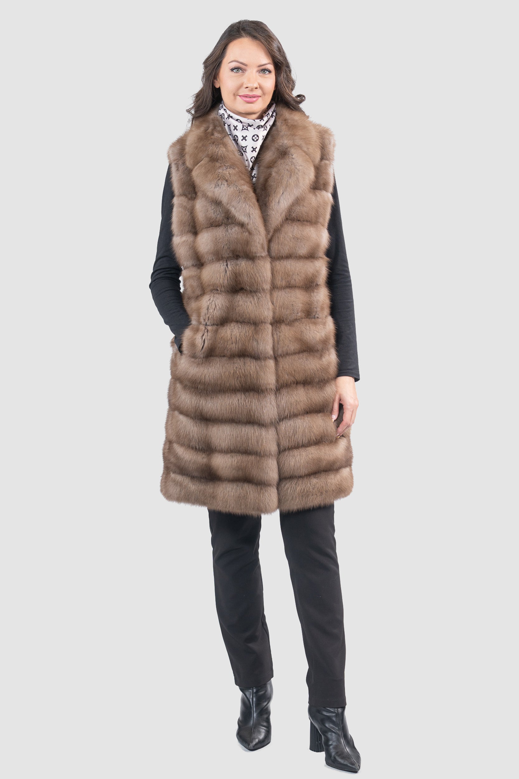 Graphite Baumarten Vest with Notch Collar P/K13c519s20