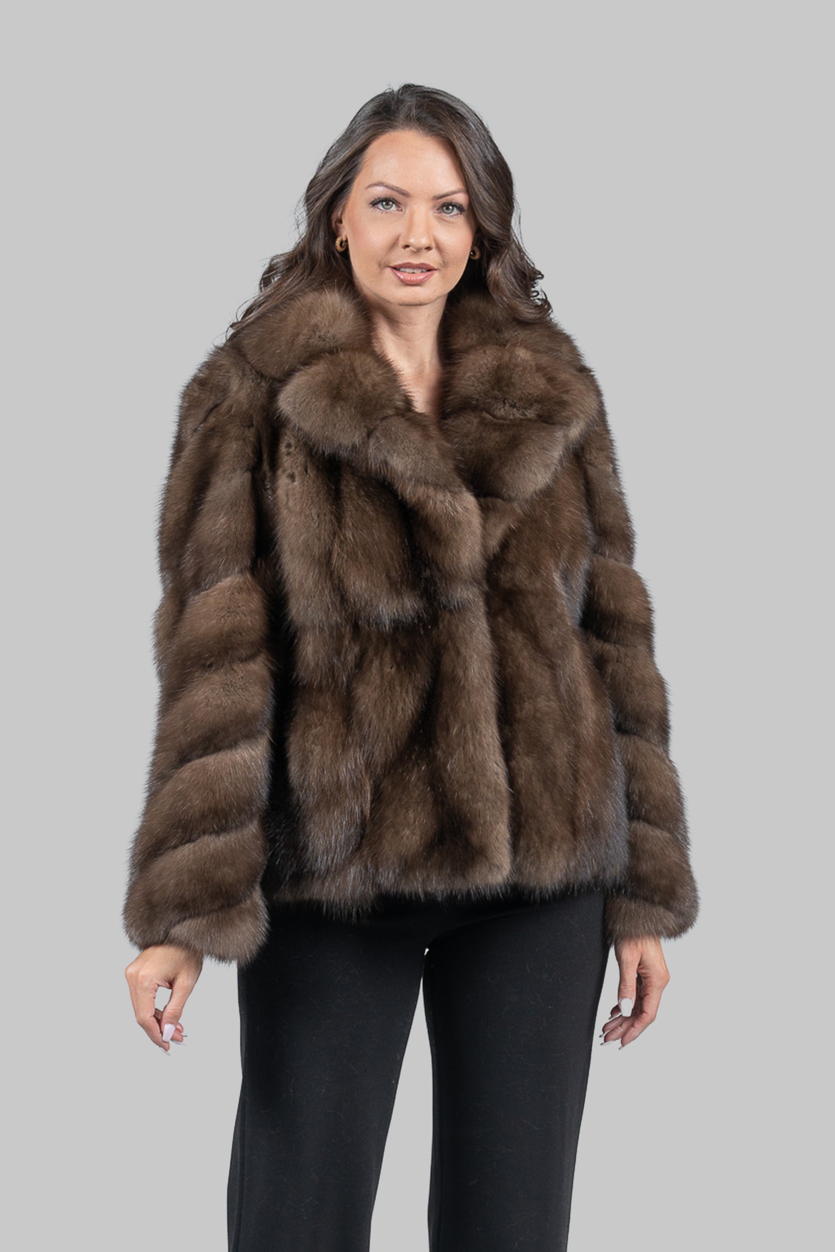 Graphite Baumarten Jacket with Notch Collar S/S13C528G034