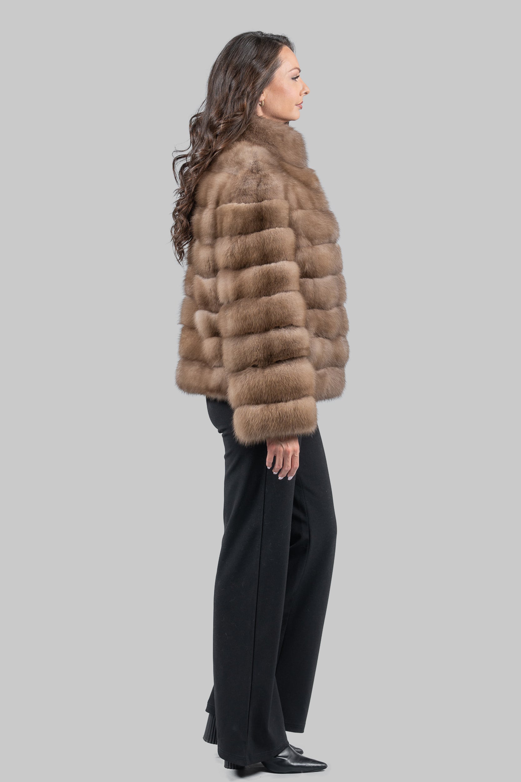 Graphite Baumarten Jacket with Stand Collar P/K13C528G034