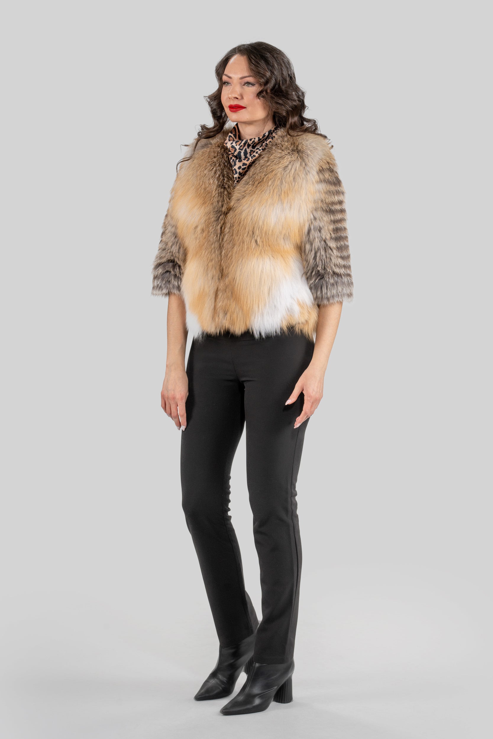 Golden Island Fox Bolero Jacket ML170