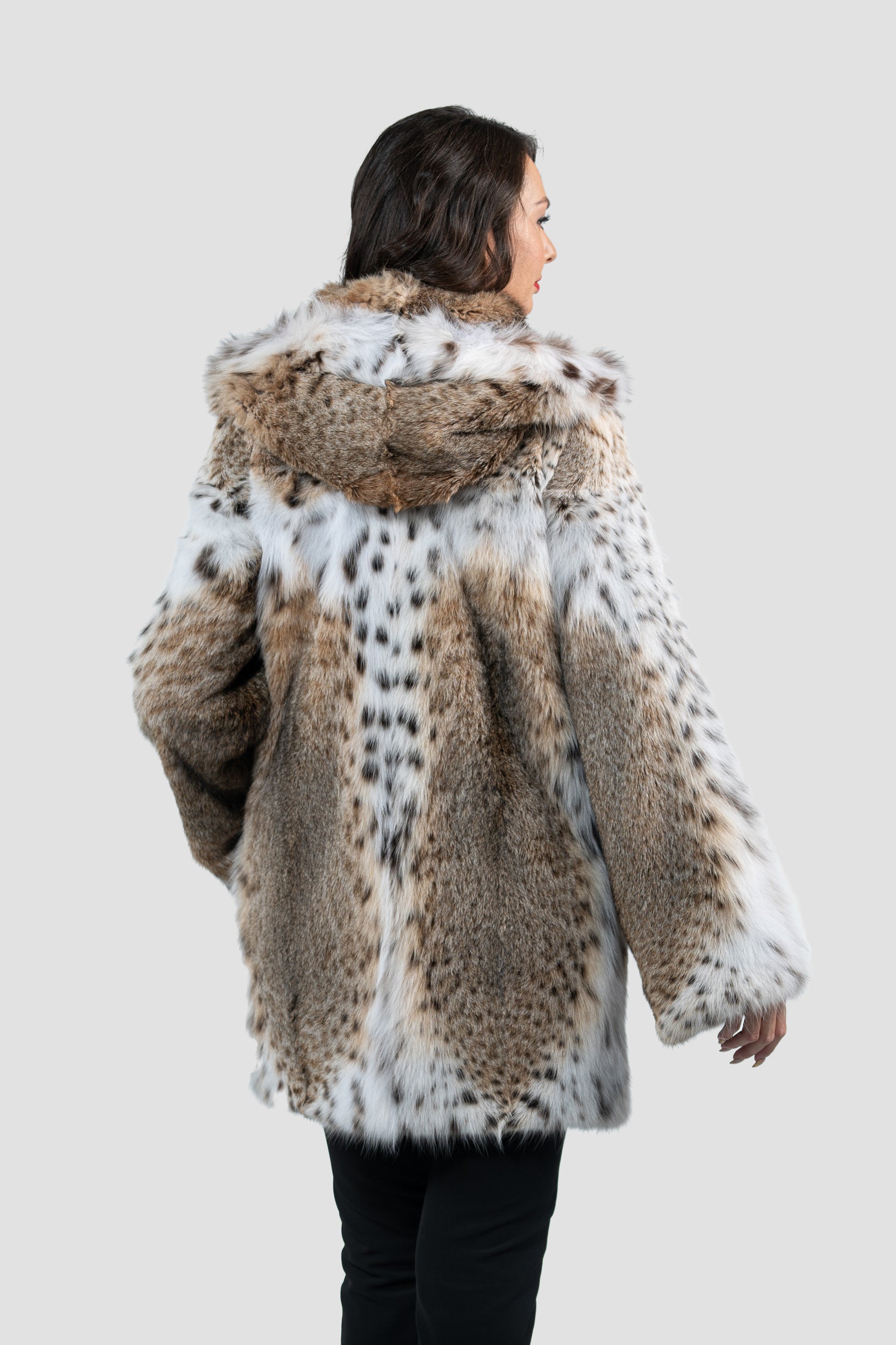 Bobcat Hooded Half Coat 13C540