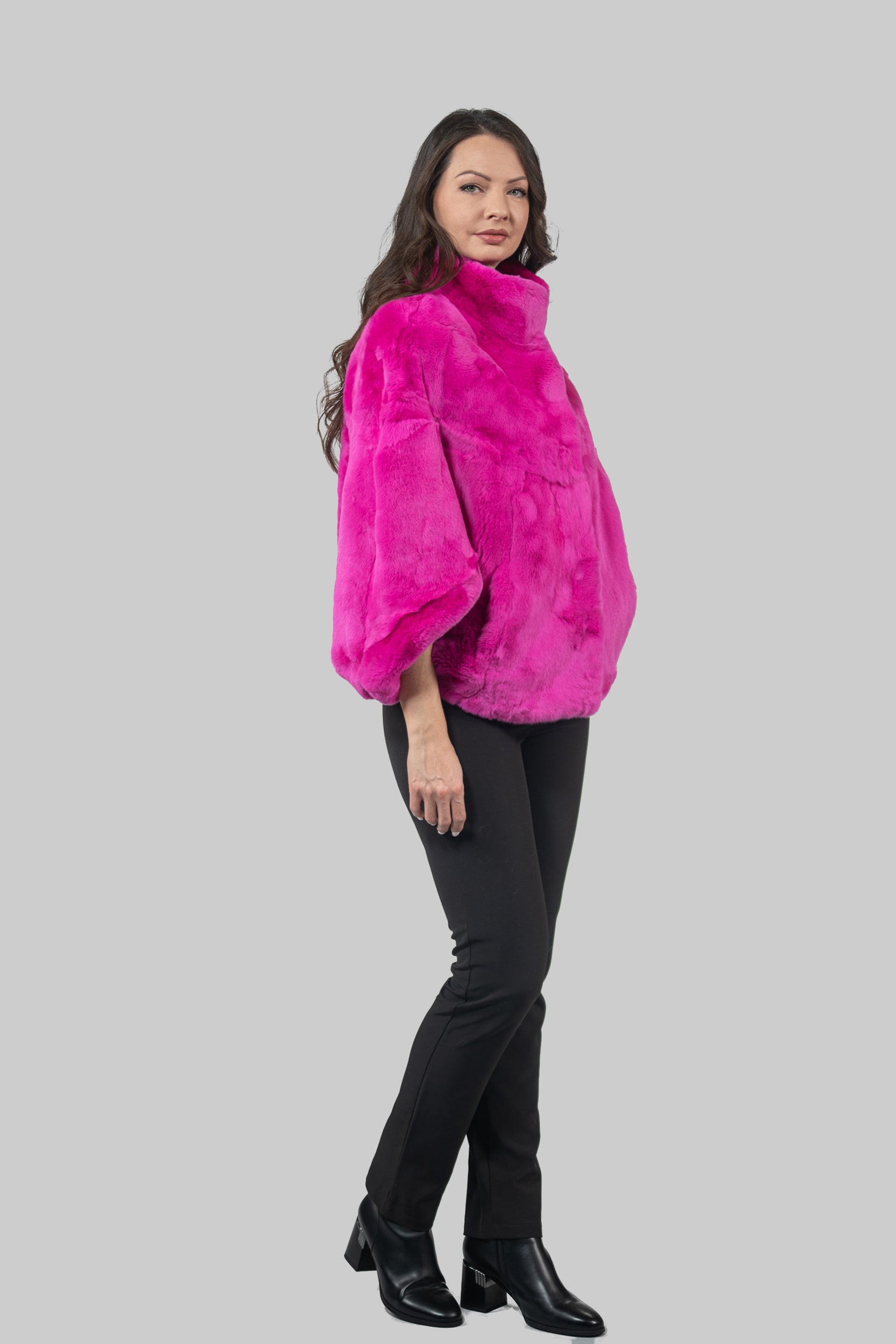 Barbie Pink Rex Rabbit Cape 1009