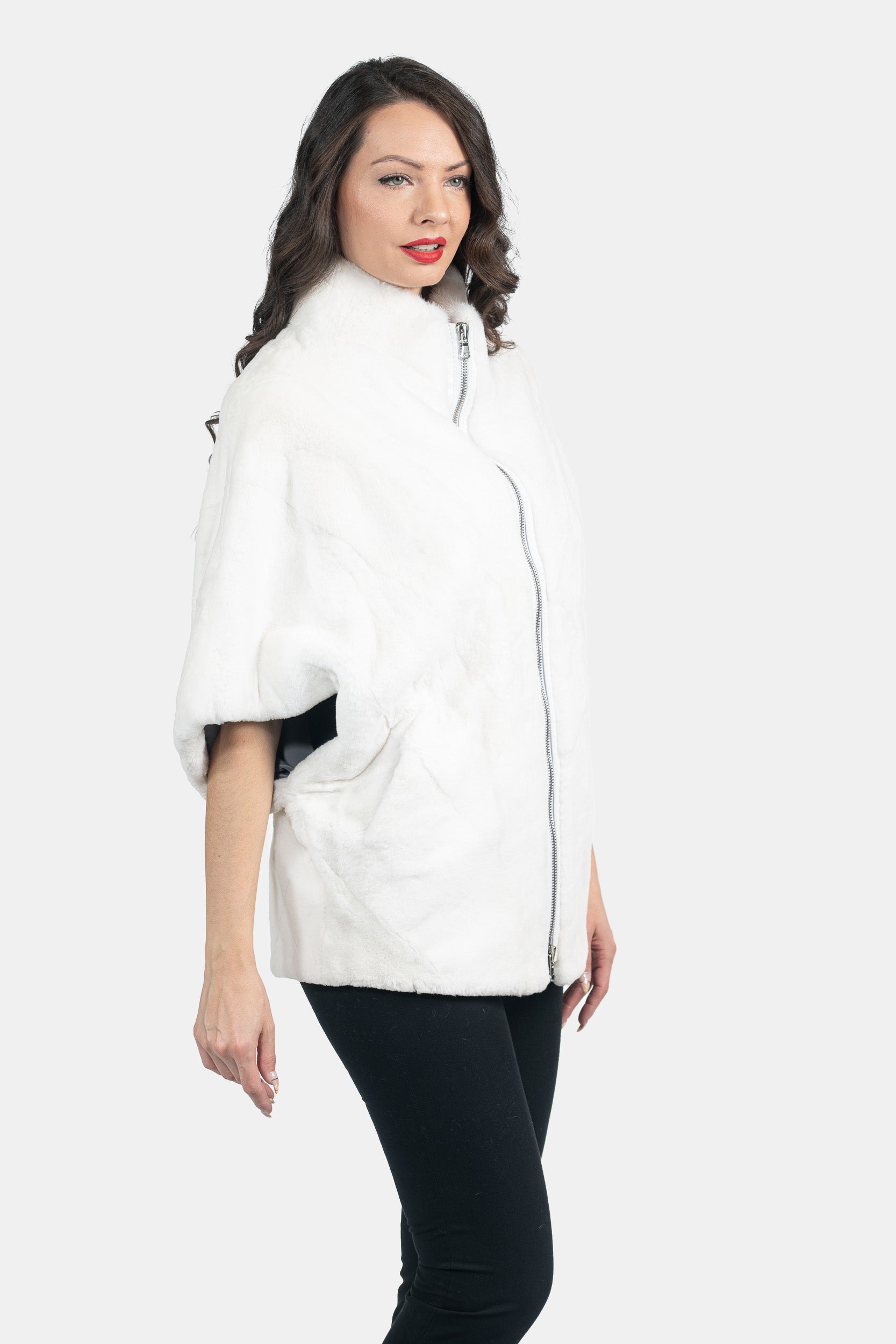 White Rex Rabbit Jacket V/K13C12