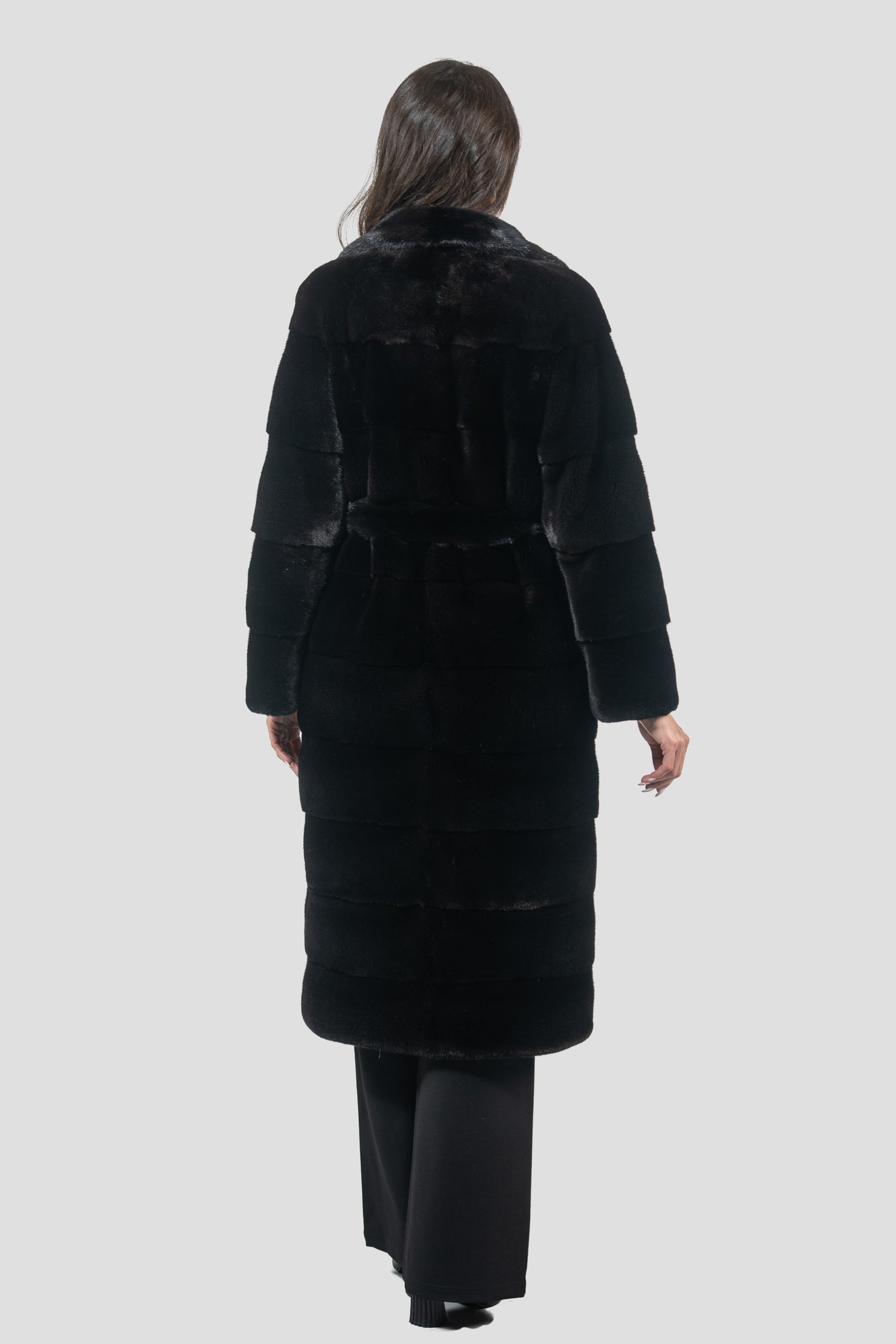Blackglama Mink Coat with Notch Collar P/K13c530s20