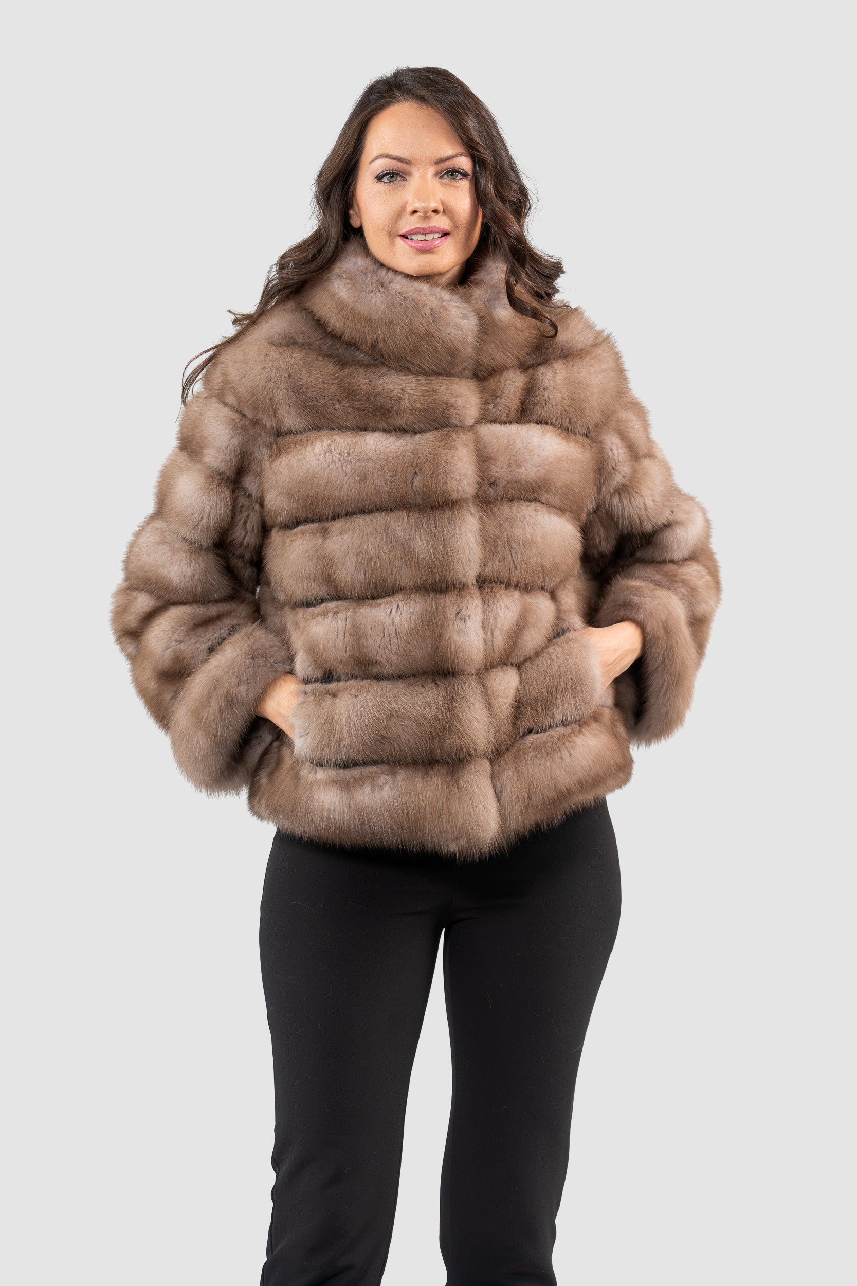 Graphite Baumarten Jacket with Stand Collar 13C528