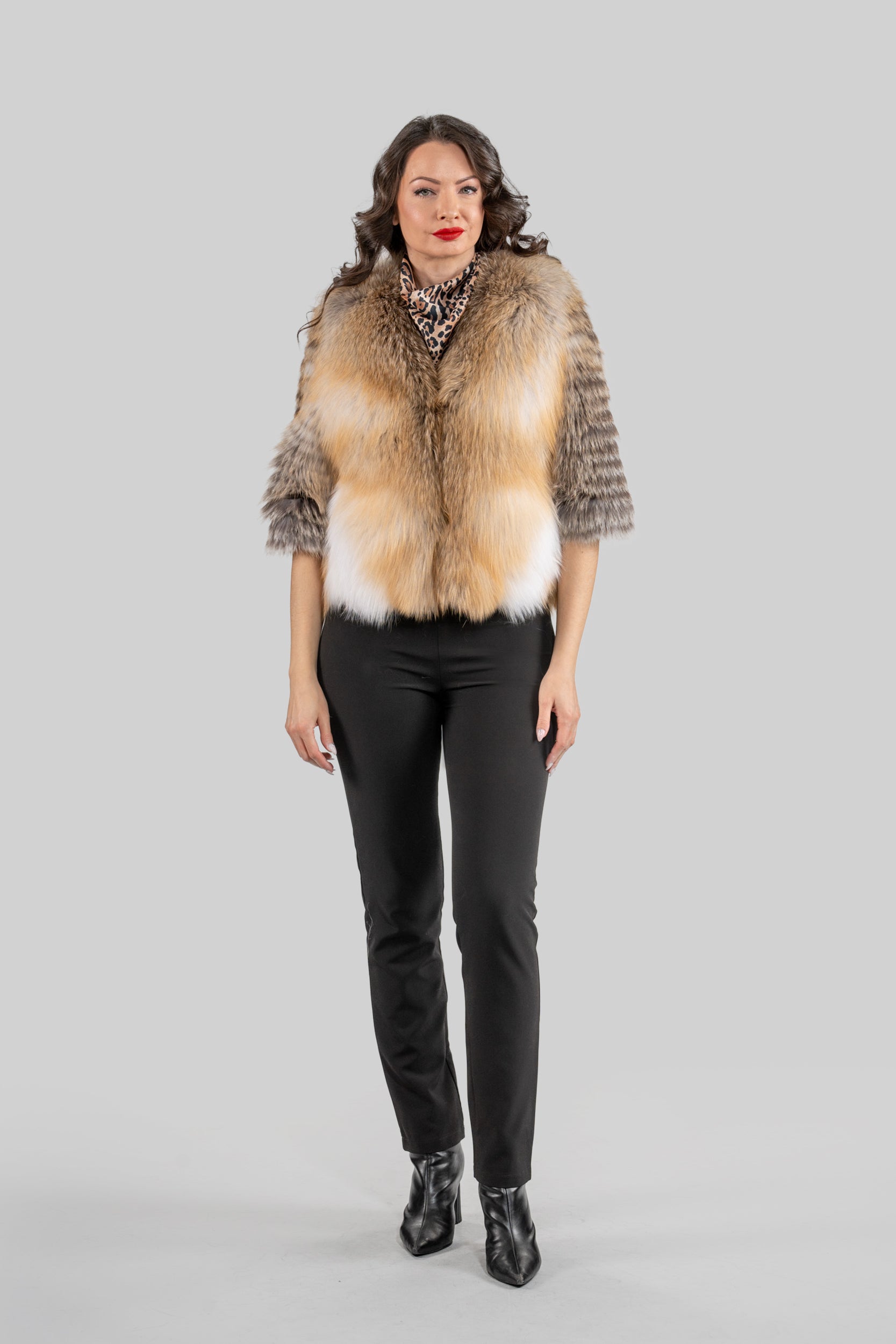Golden Island Fox Bolero Jacket ML170