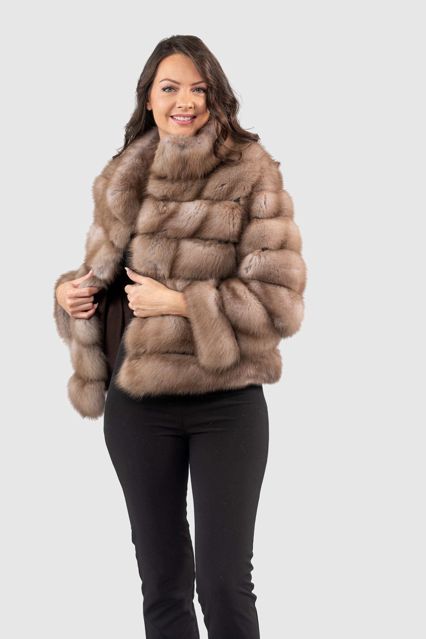 Graphite Baumarten Jacket with Stand Collar 13C528