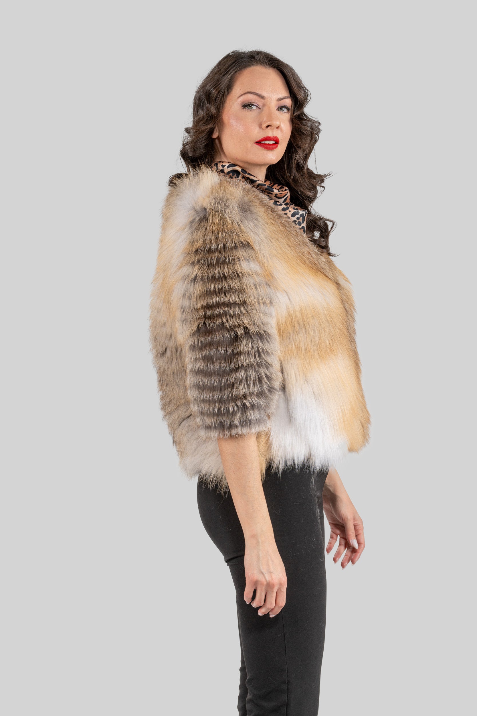 Golden Island Fox Bolero Jacket ML170