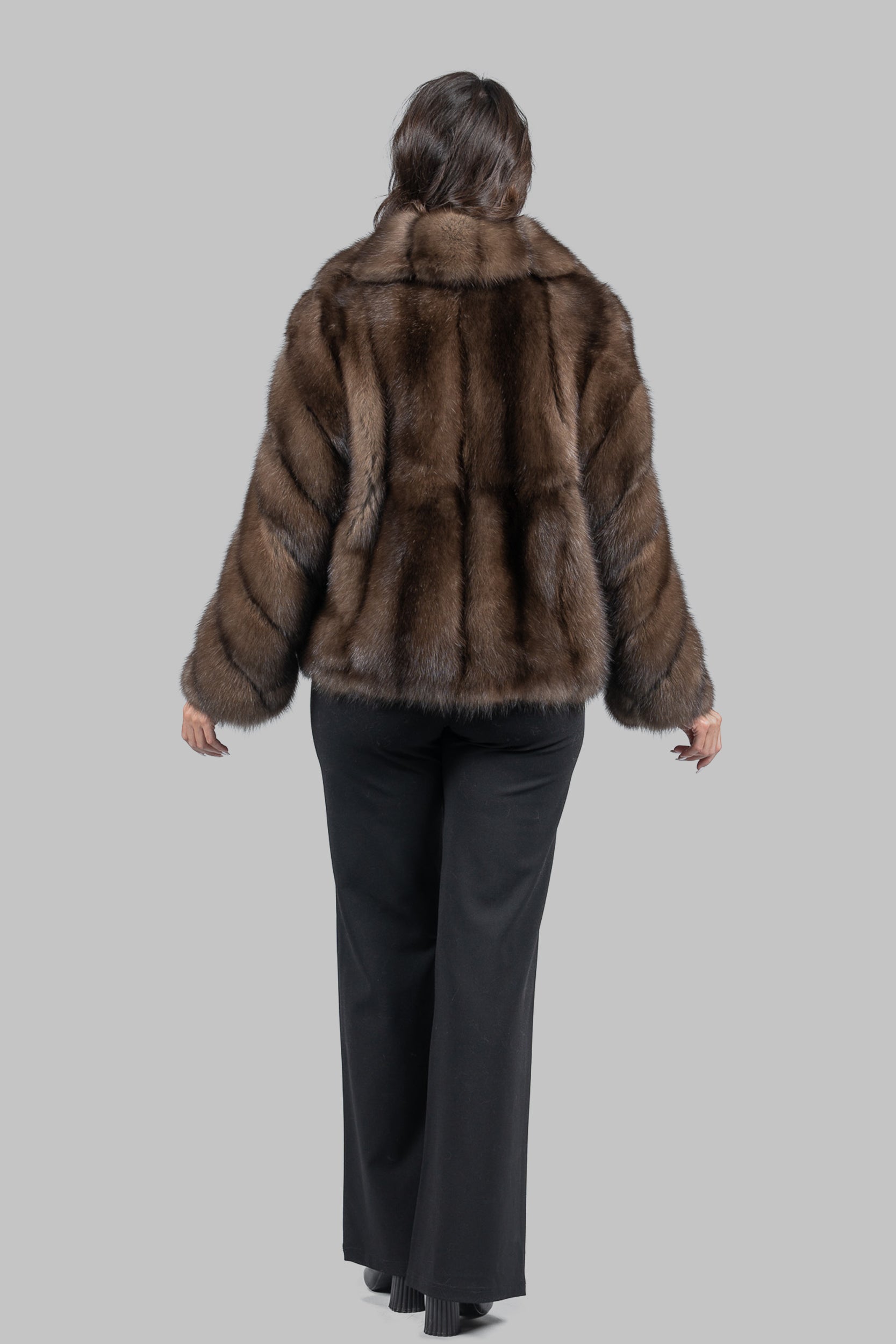 Graphite Baumarten Jacket with Notch Collar S/S13C528G034