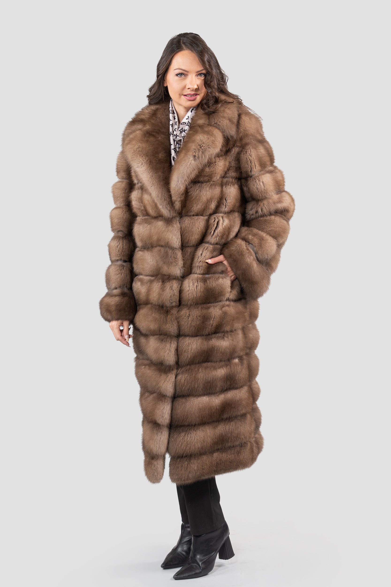 Graphite Baumarten Coat with Notch Collar 13C530S20