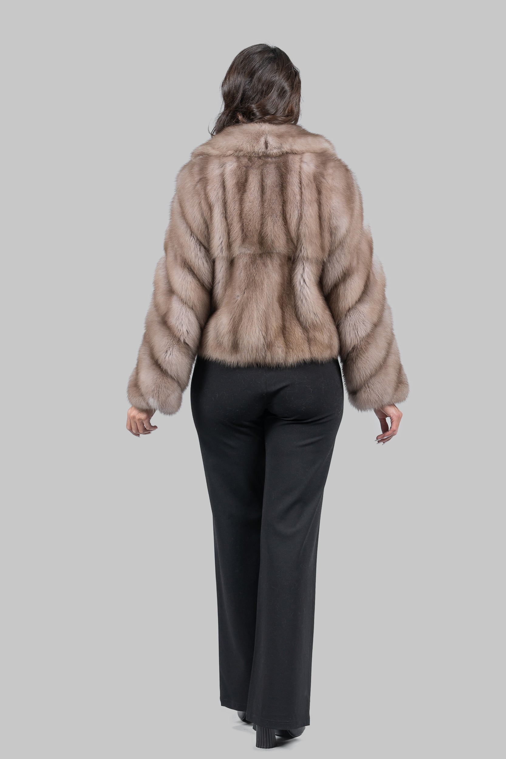 Lavender Baumarten Jacket with Notch Collar S/S13C528G034