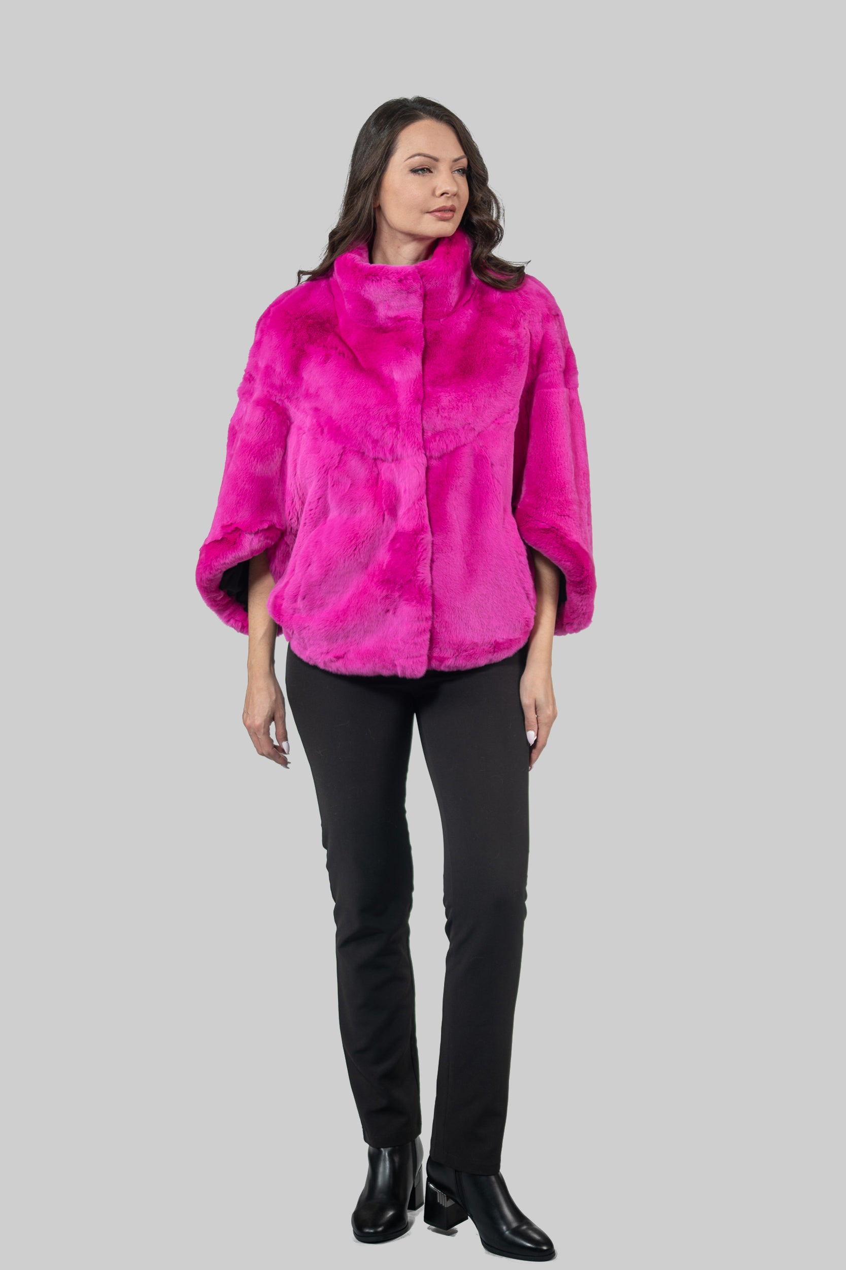 Barbie Pink Rex Rabbit Cape 1009