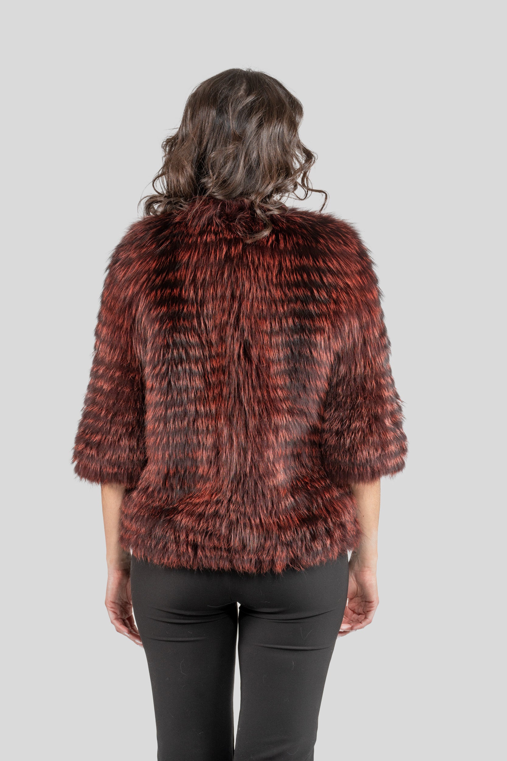 Bordeaux Fox Bolero Jacket ML170