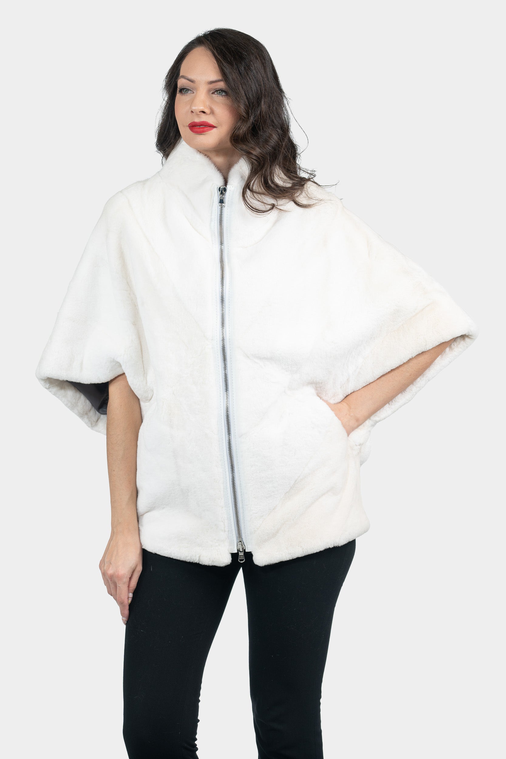 White Rex Rabbit Jacket V/K13C12