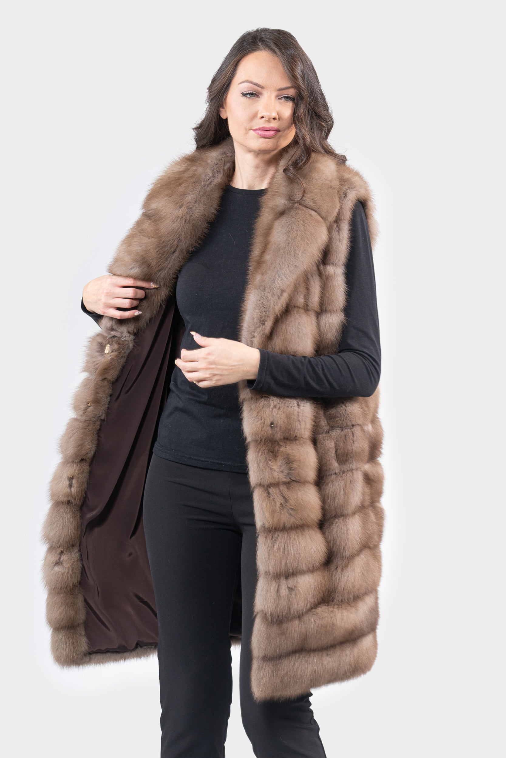 Graphite Baumarten Vest with Notch Collar P/K13c519s20