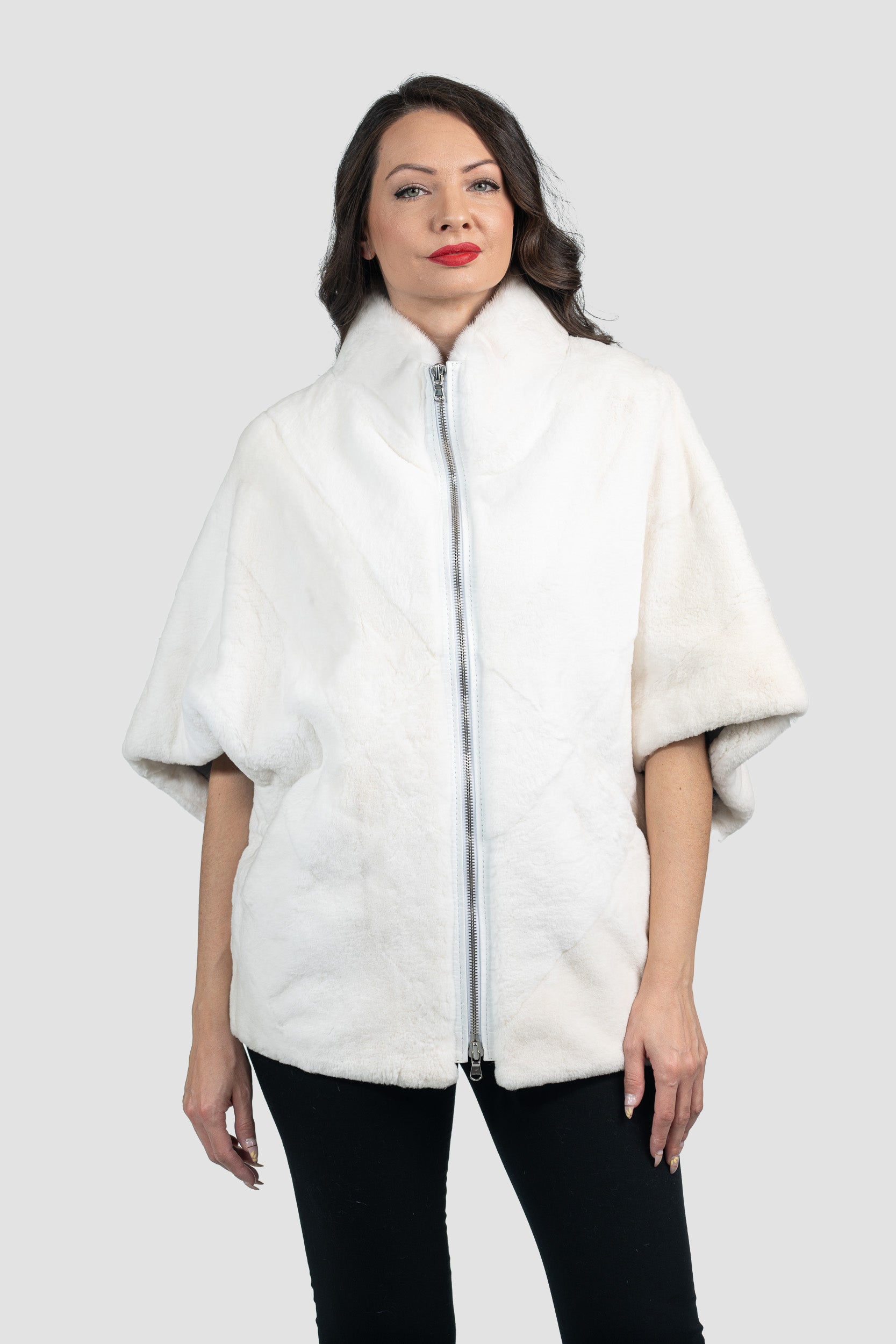 White Rex Rabbit Jacket V/K13C12