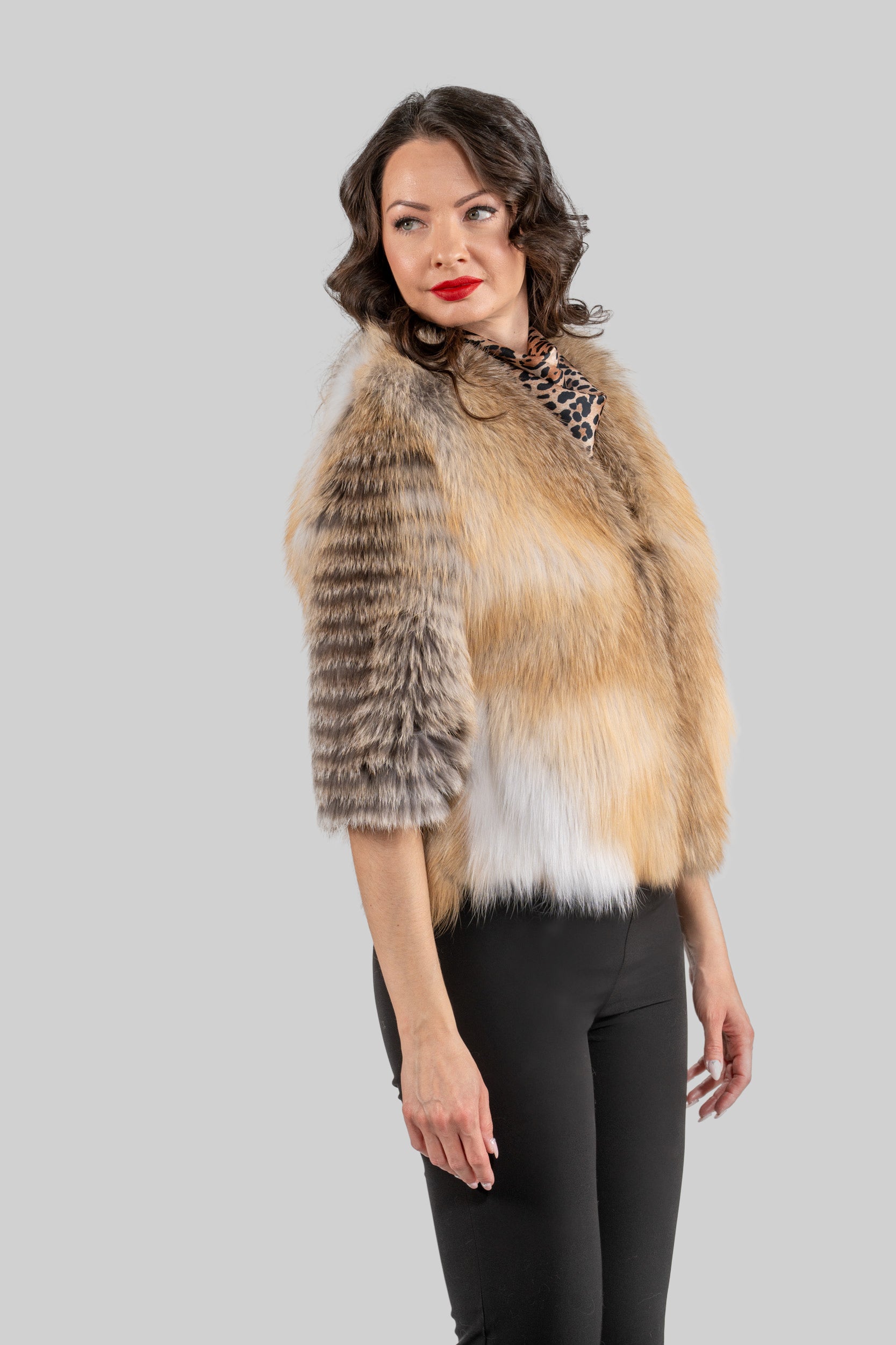 Golden Island Fox Bolero Jacket ML170