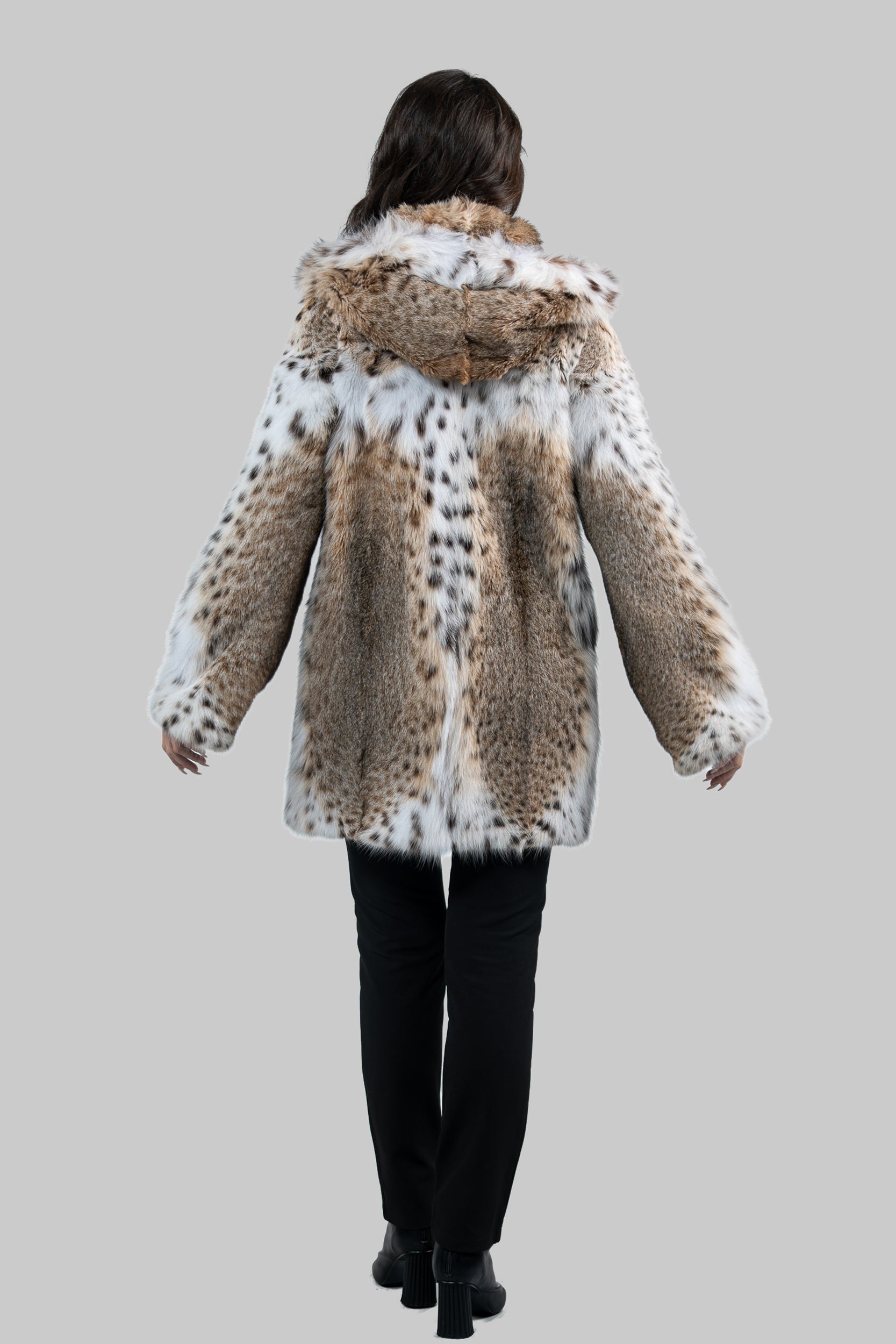 Bobcat Hooded Half Coat 13C540