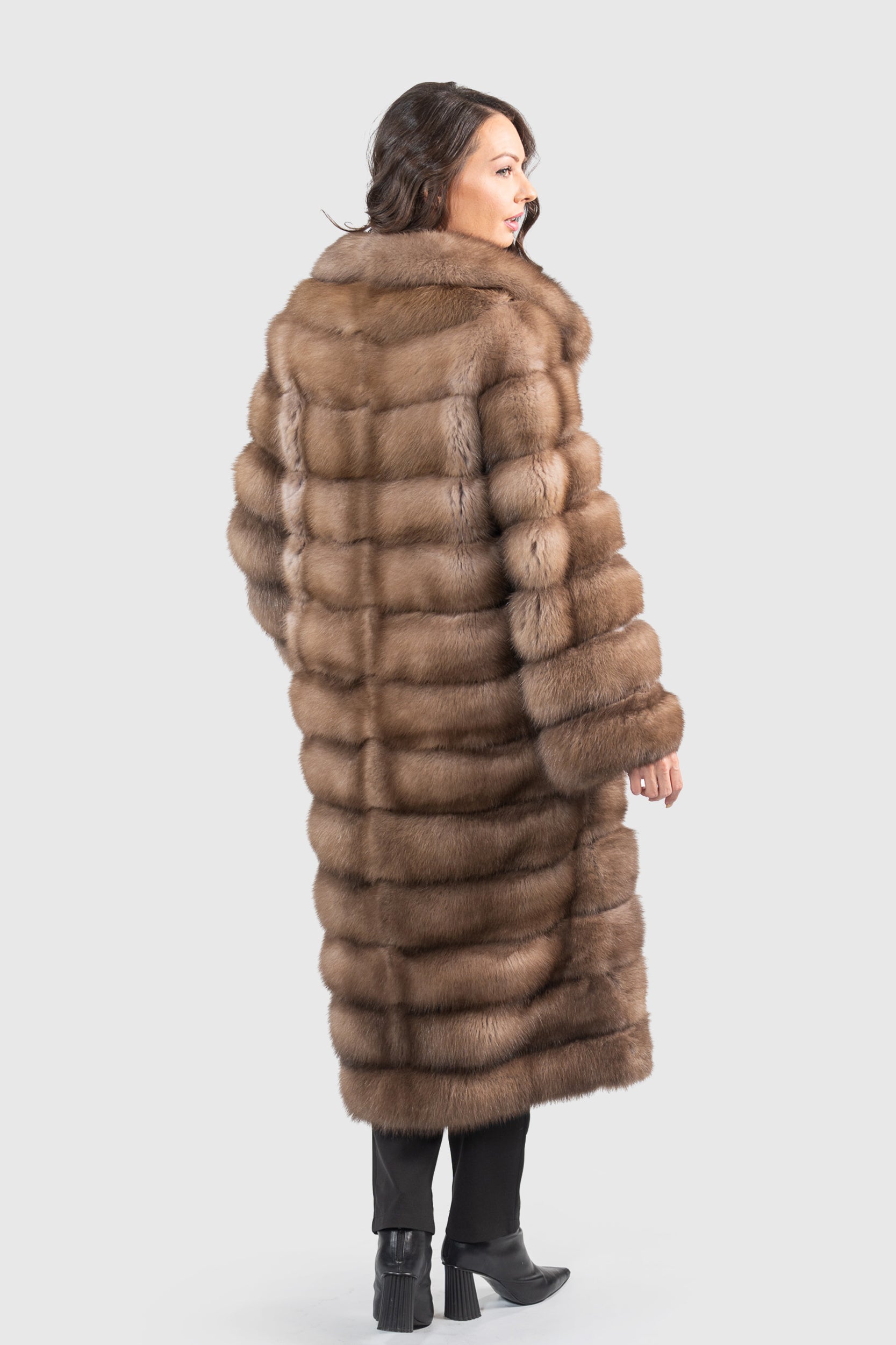 Graphite Baumarten Coat with Notch Collar 13C530S20