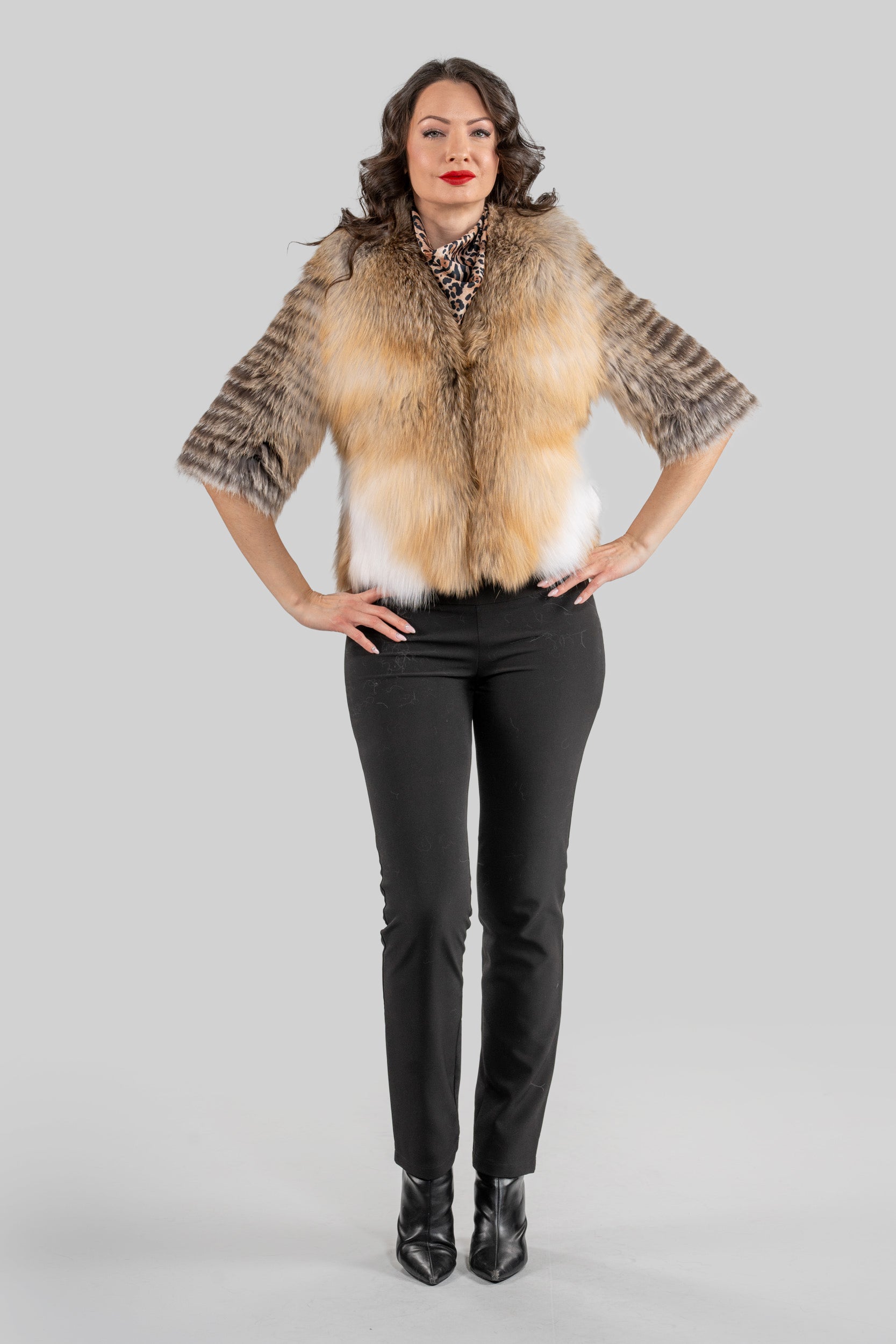 Golden Island Fox Bolero Jacket ML170