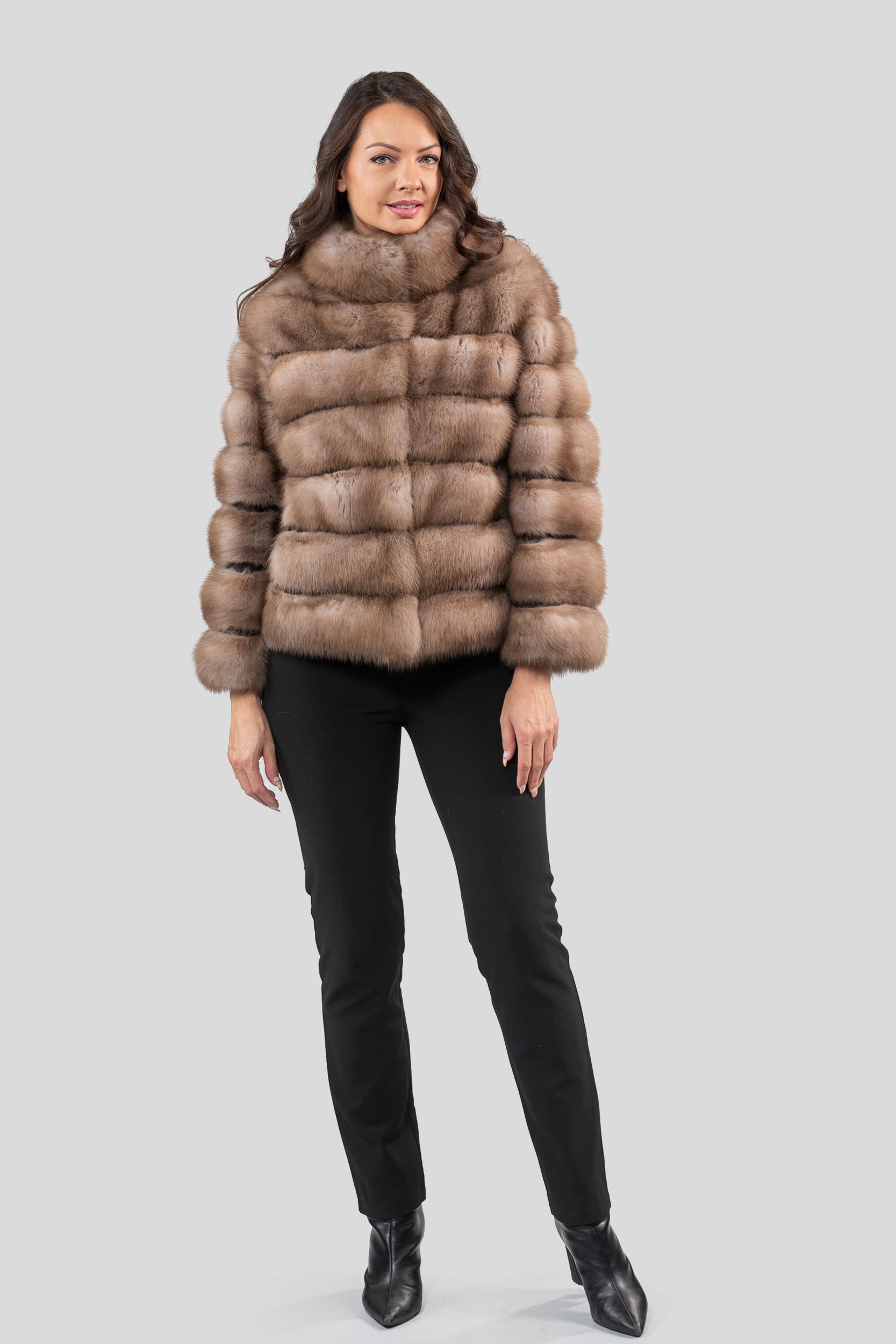 Graphite Baumarten Jacket with Stand Collar 13C528