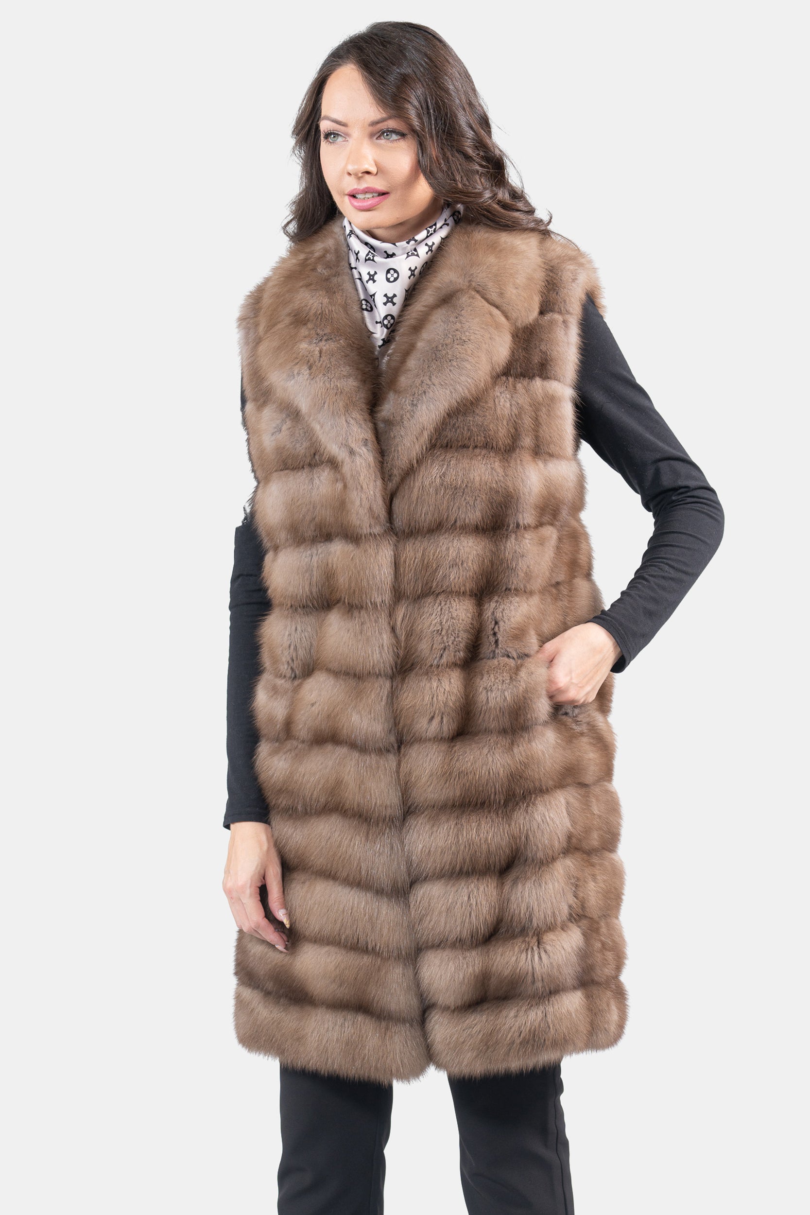 Graphite Baumarten Vest with Notch Collar P/K13c519s20